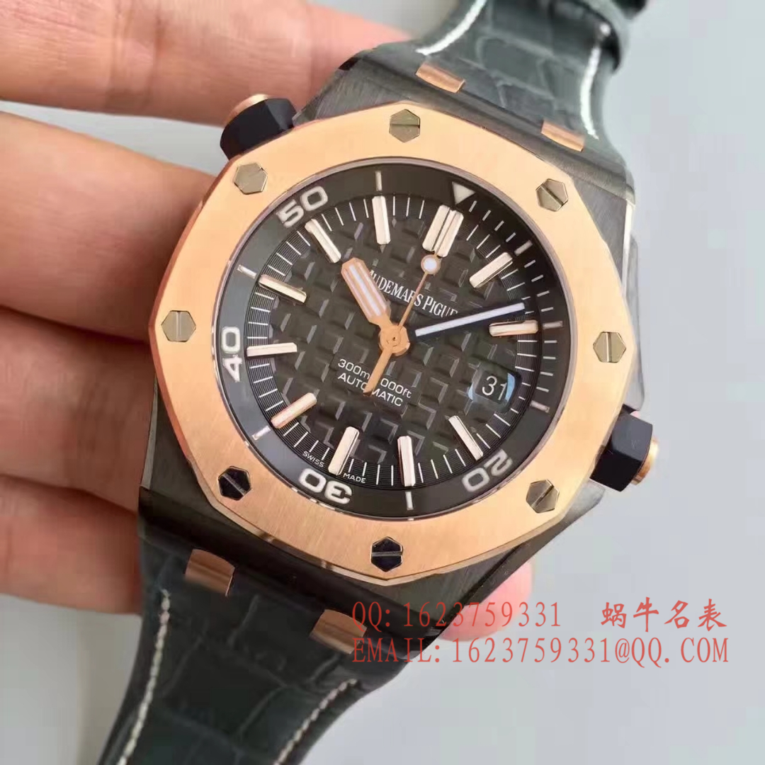 【 Video analysis JF Factory  Perfect  Replica Watches 】Audemars Piguet  Royal Oak Offshore 系列15709TR.OO.A005CR.01男表 / AP077A