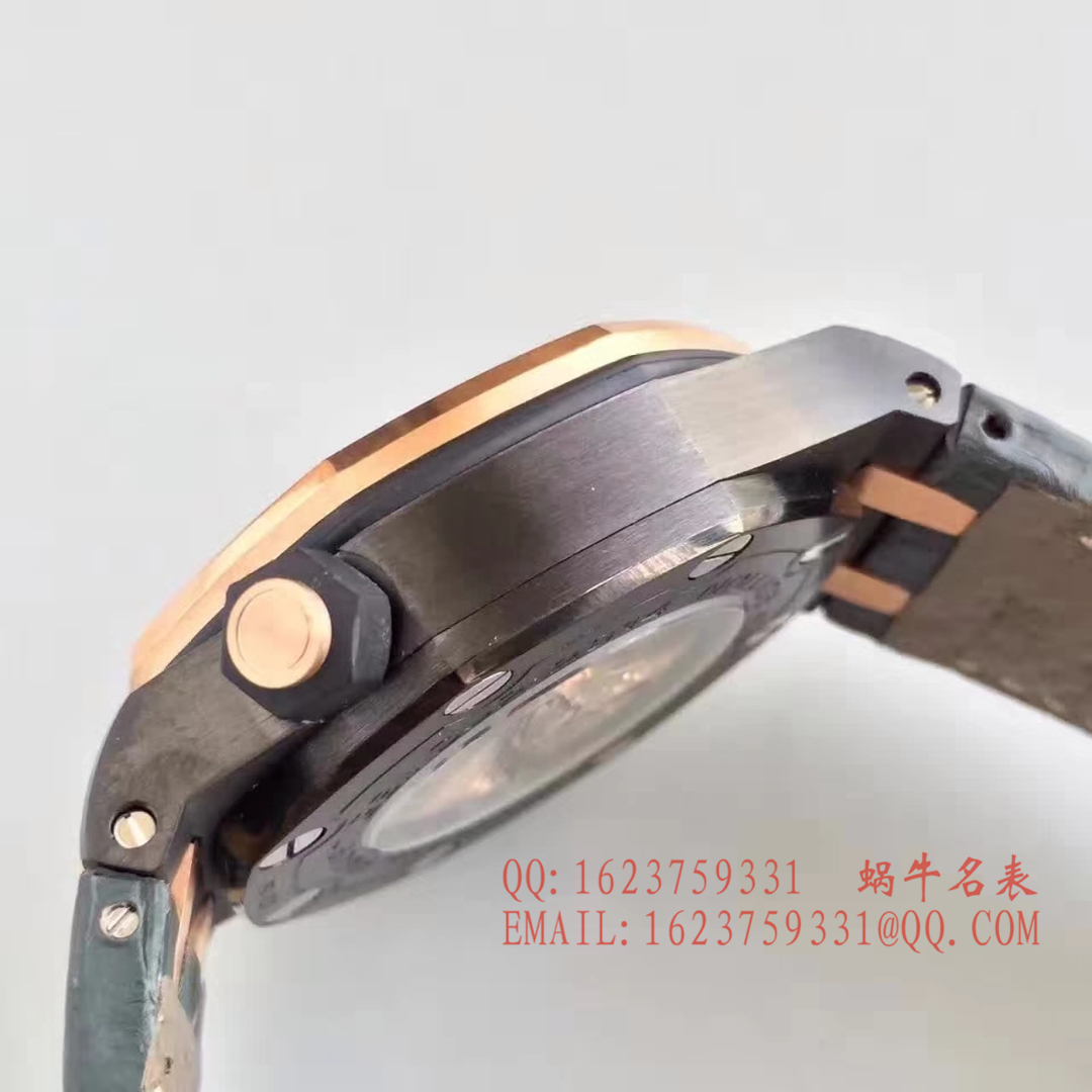 【 Video analysis JF Factory  Perfect  Replica Watches 】Audemars Piguet  Royal Oak Offshore 系列15709TR.OO.A005CR.01男表 / AP077A