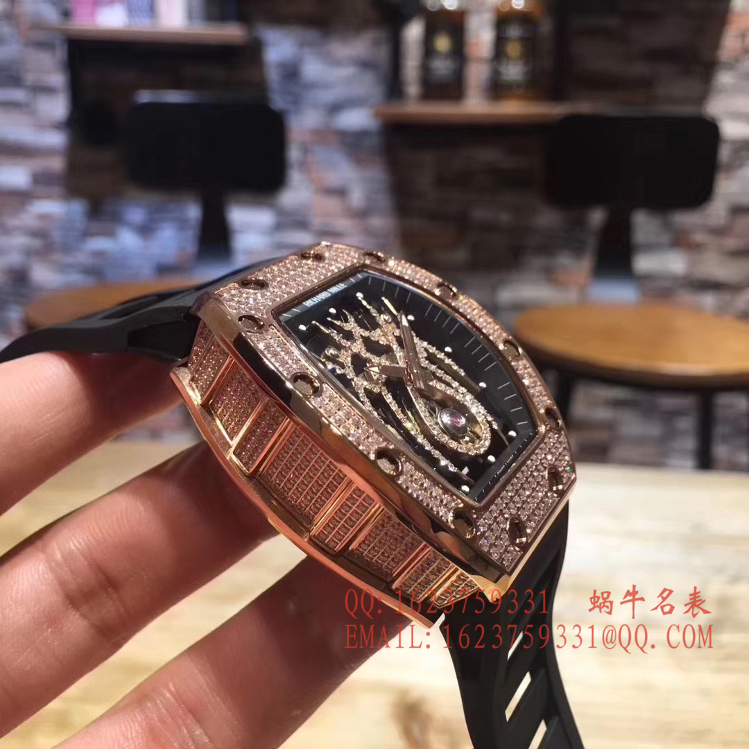  Richard Miller 女士系列RM 19-01 TOURBILLON NATALIE PORTMAN wrist watches (蜘蛛镶钻女表) / RM 19-01