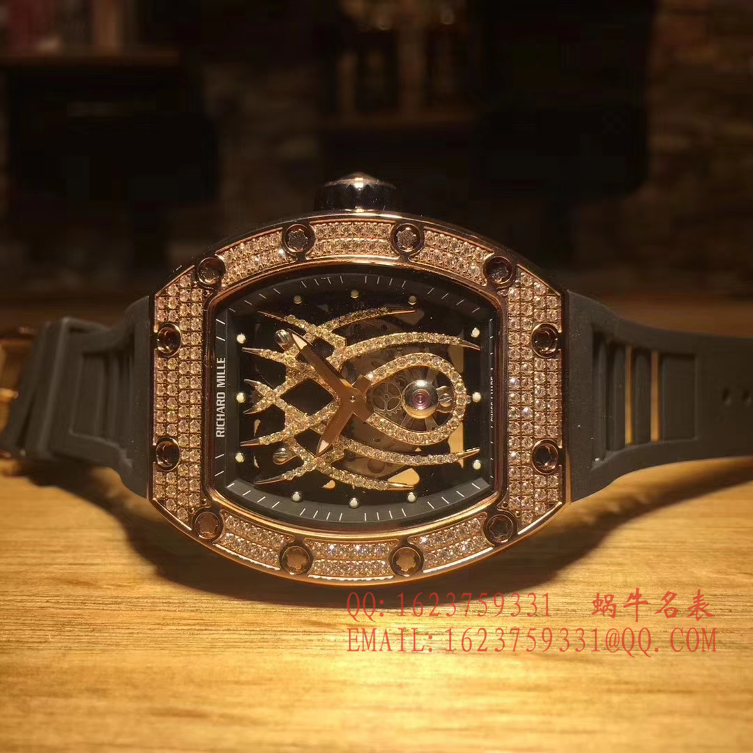  Richard Miller 女士系列RM 19-01 TOURBILLON NATALIE PORTMAN wrist watches (蜘蛛镶钻女表) / RM 19-01