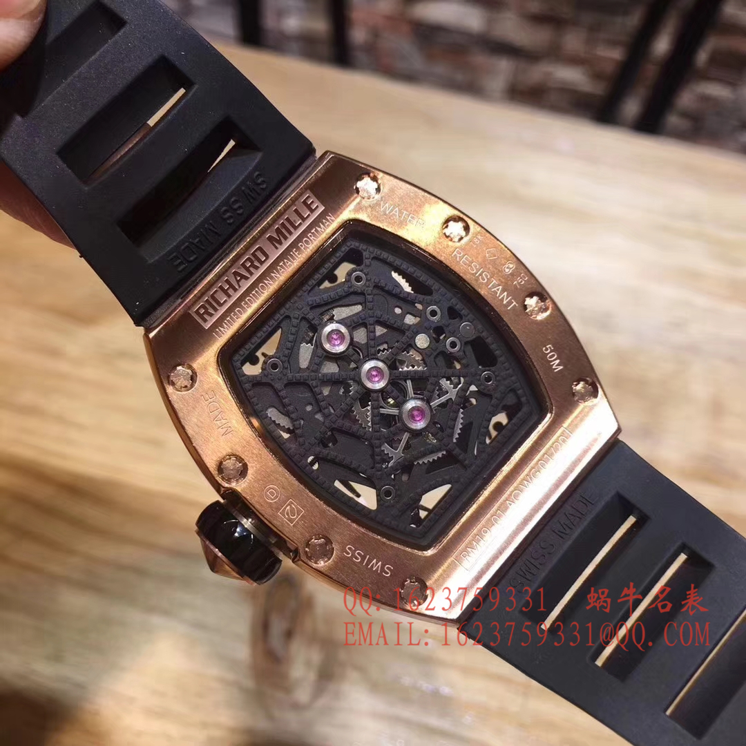  Richard Miller 女士系列RM 19-01 TOURBILLON NATALIE PORTMAN wrist watches (蜘蛛镶钻女表) / RM 19-01