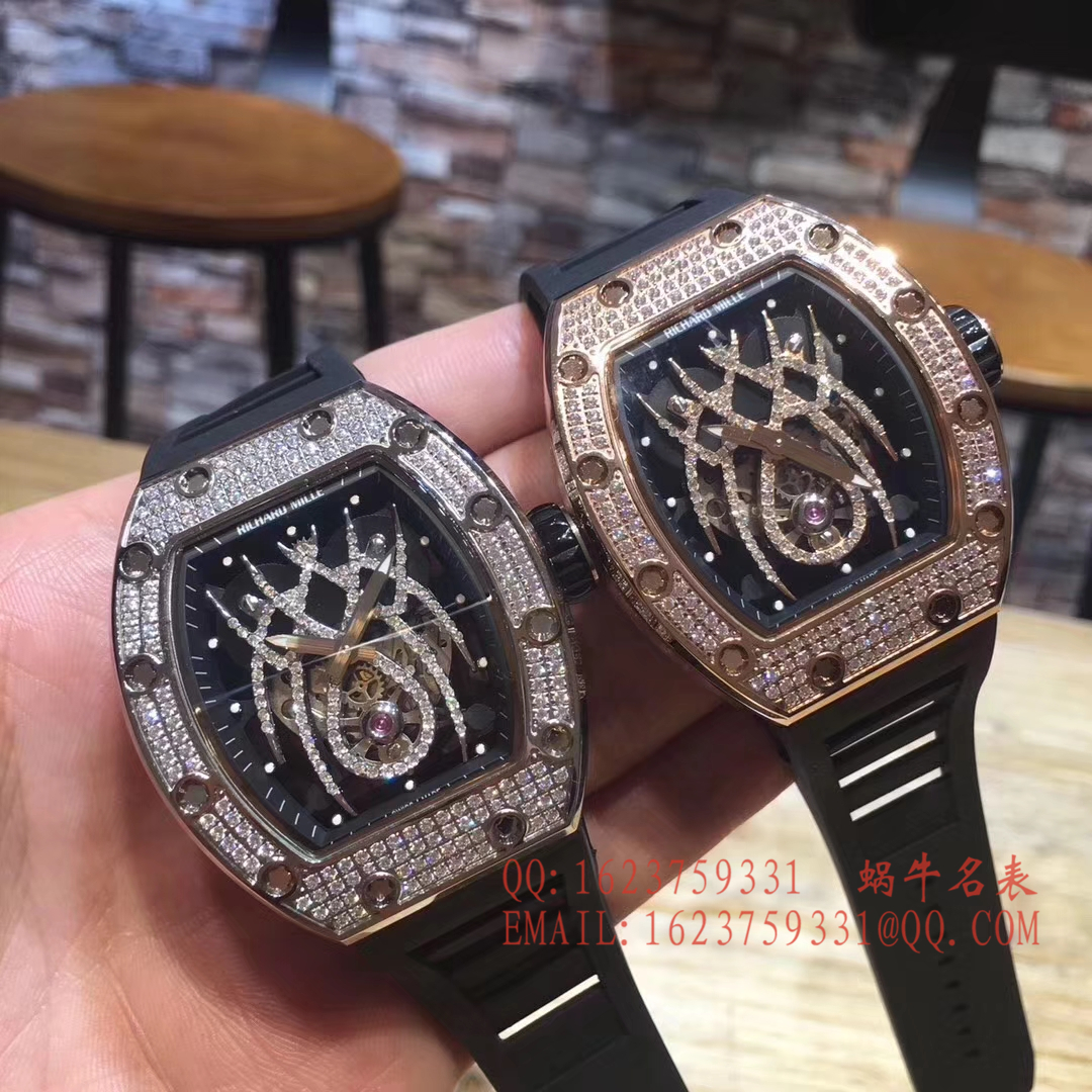  Richard Miller 女士系列RM 19-01 TOURBILLON NATALIE PORTMAN wrist watches (蜘蛛镶钻女表) / RM 19-01