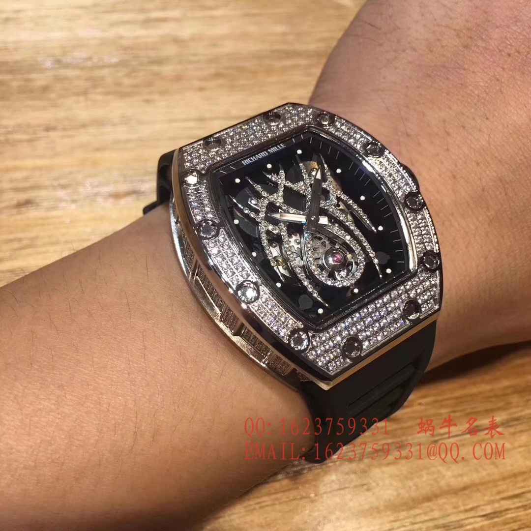  Richard Miller 女士系列RM 19-01 TOURBILLON NATALIE PORTMAN wrist watches (蜘蛛镶钻女表) / RM 19-01