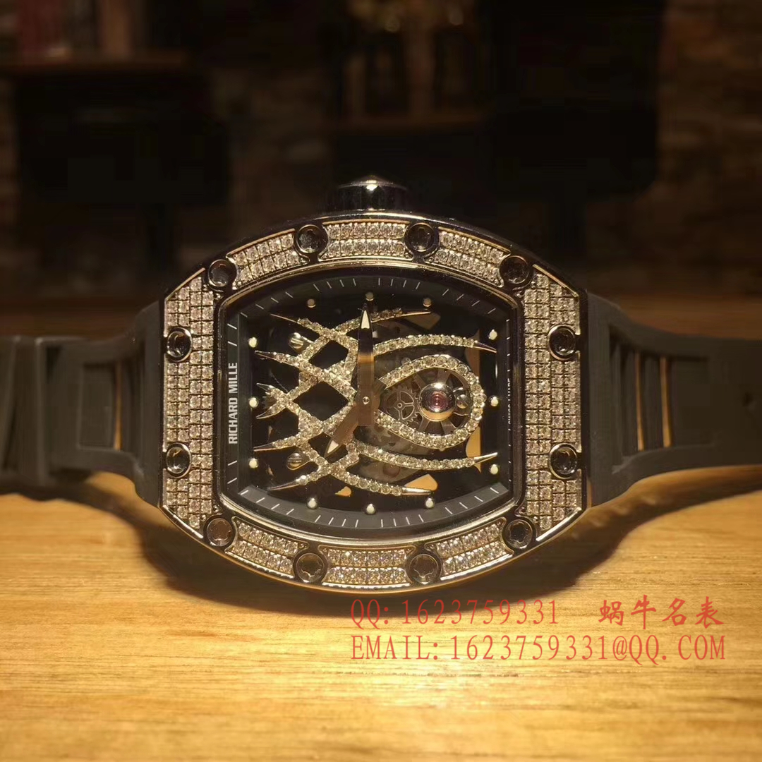  Richard Miller 女士系列RM 19-01 TOURBILLON NATALIE PORTMAN wrist watches (蜘蛛镶钻女表) / RM 19-01