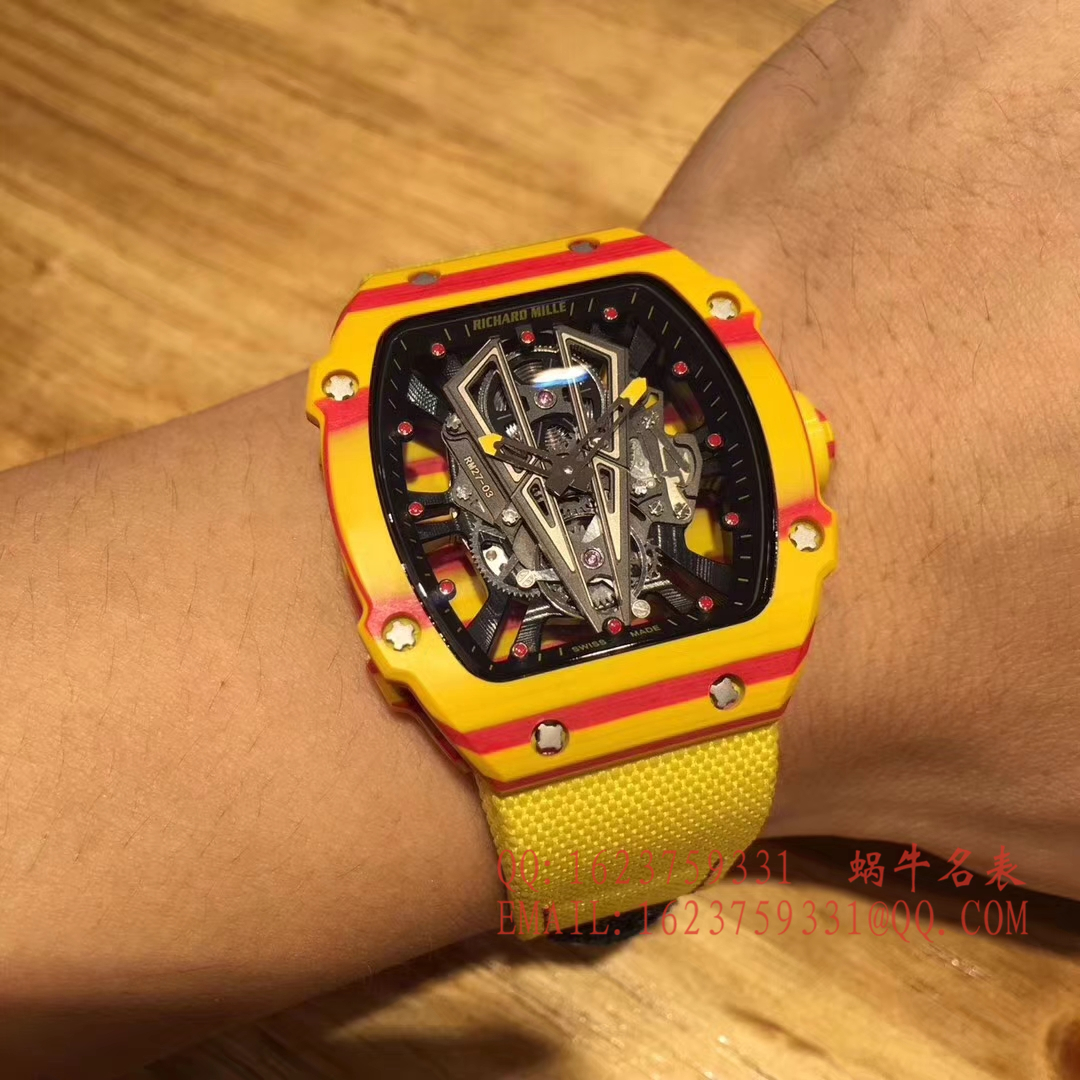 【RM Perfect  High quality  Replica Watches 】RICHARD MILLE RICHARD MILLE男士系列RM 27-03咆哮公牛 wrist watches  / RM 27-03