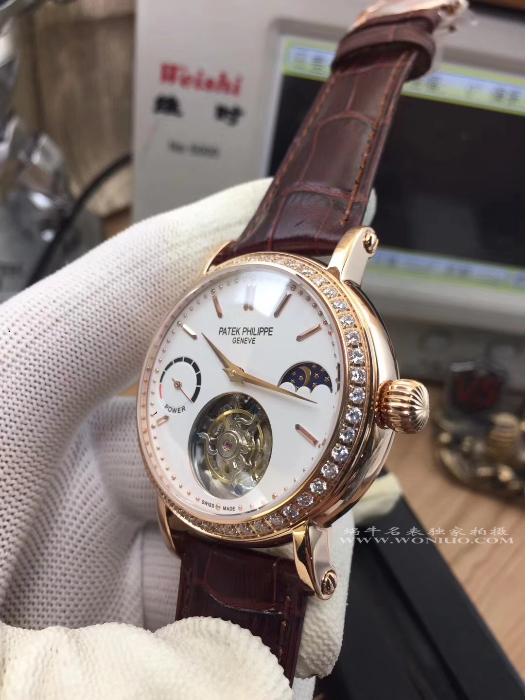 【TF Factory  Perfect  Knockoff  Watches 】 PATEK PHILIPPE 镂空雕花动力星辰真 Tourbillon  wrist watches  / BD202