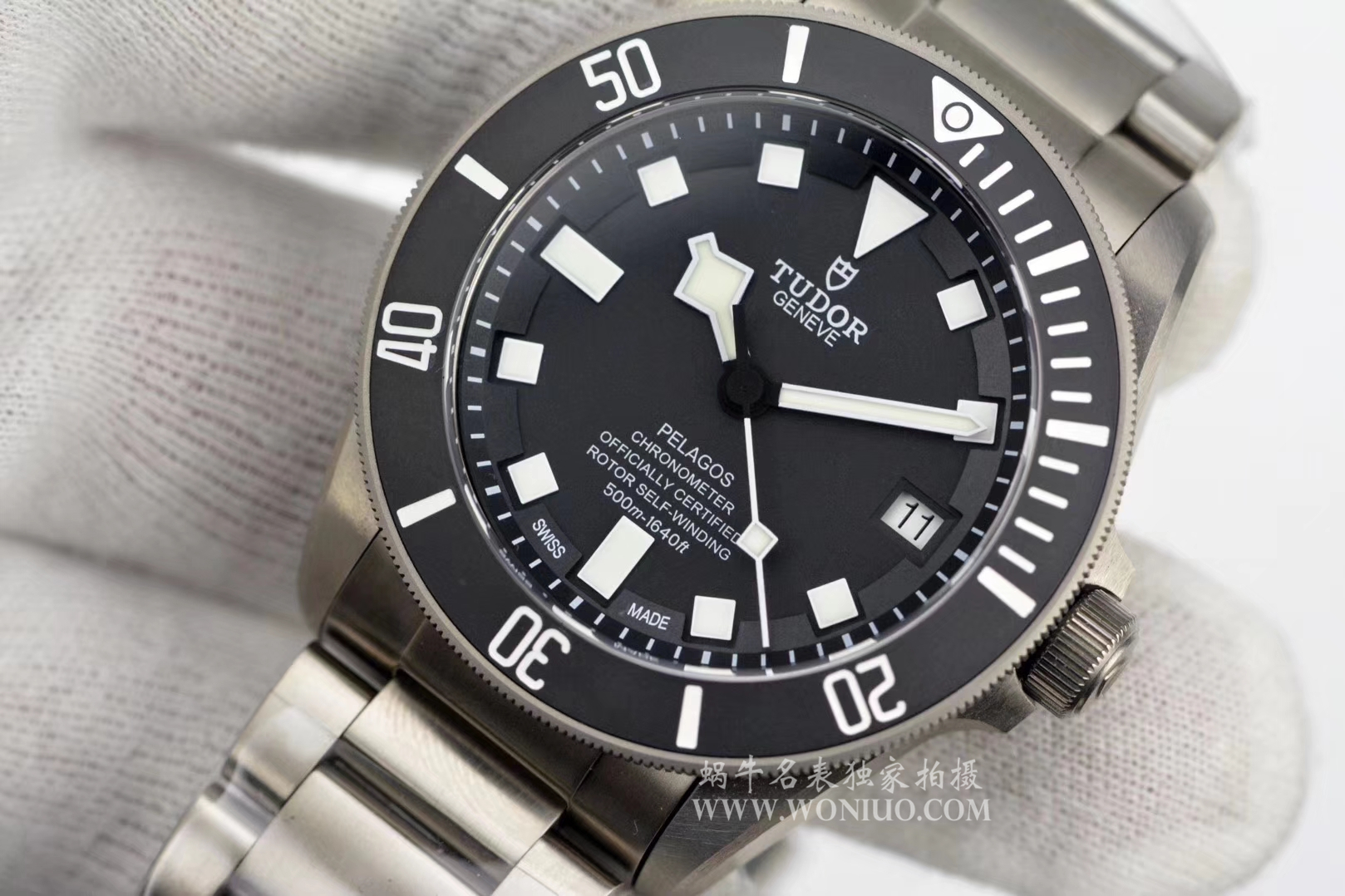 【独家视频测评XF Perfect  High quality  Copy  Watches 】 Tudor PELAGOS系列战斧25500TN 黑钛土豆黑色战斧 / DT007A