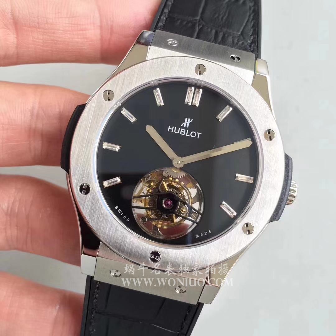 【TF Perfect  High quality  Replica Watches 】 hublot 经典融合系列 505.CS.1270.VR Tourbillon  wrist watches  / YB052