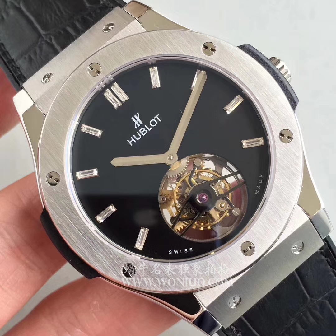 【TF Perfect  High quality  Replica Watches 】 hublot 经典融合系列 505.CS.1270.VR Tourbillon  wrist watches  / YB052