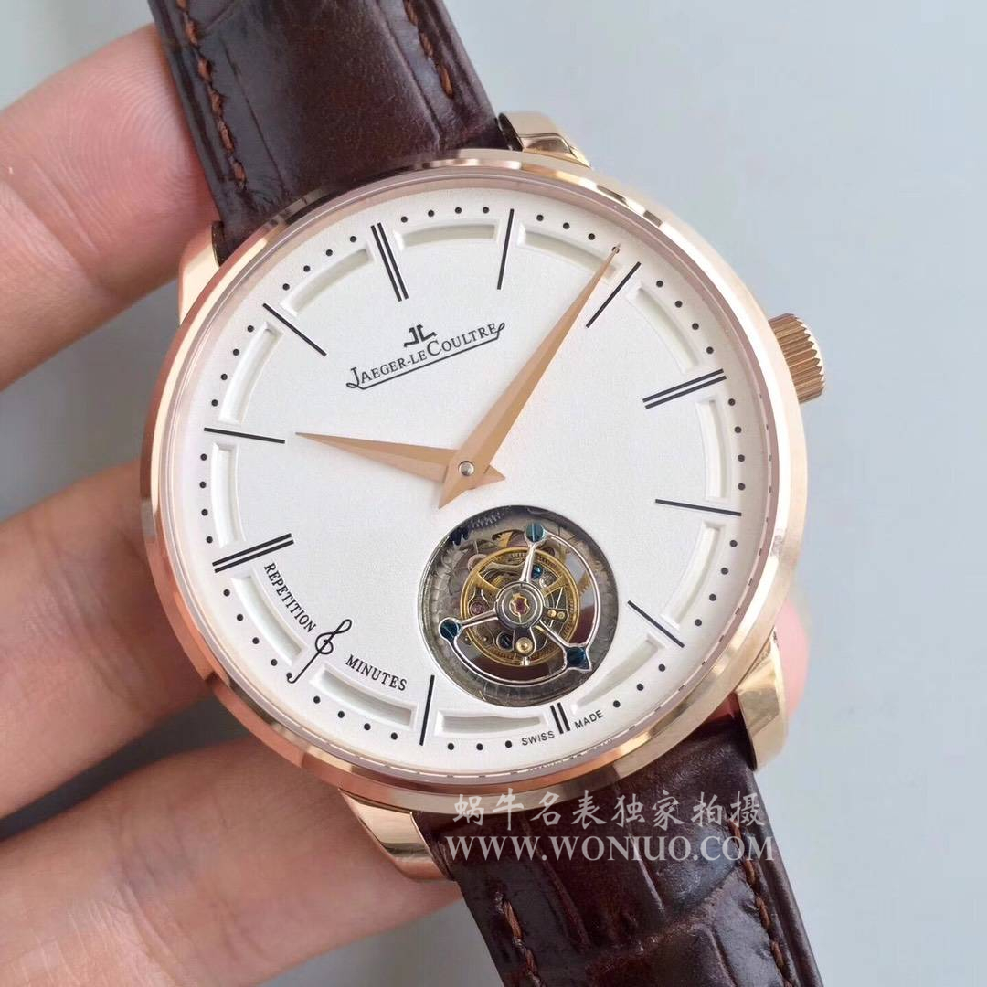 【TF Factory 1:1 High quality  Copy  Watches 】 Jaeger-LeCoultre 大师系列自动 Tourbillon Q1313520 wrist watches  / JJ075