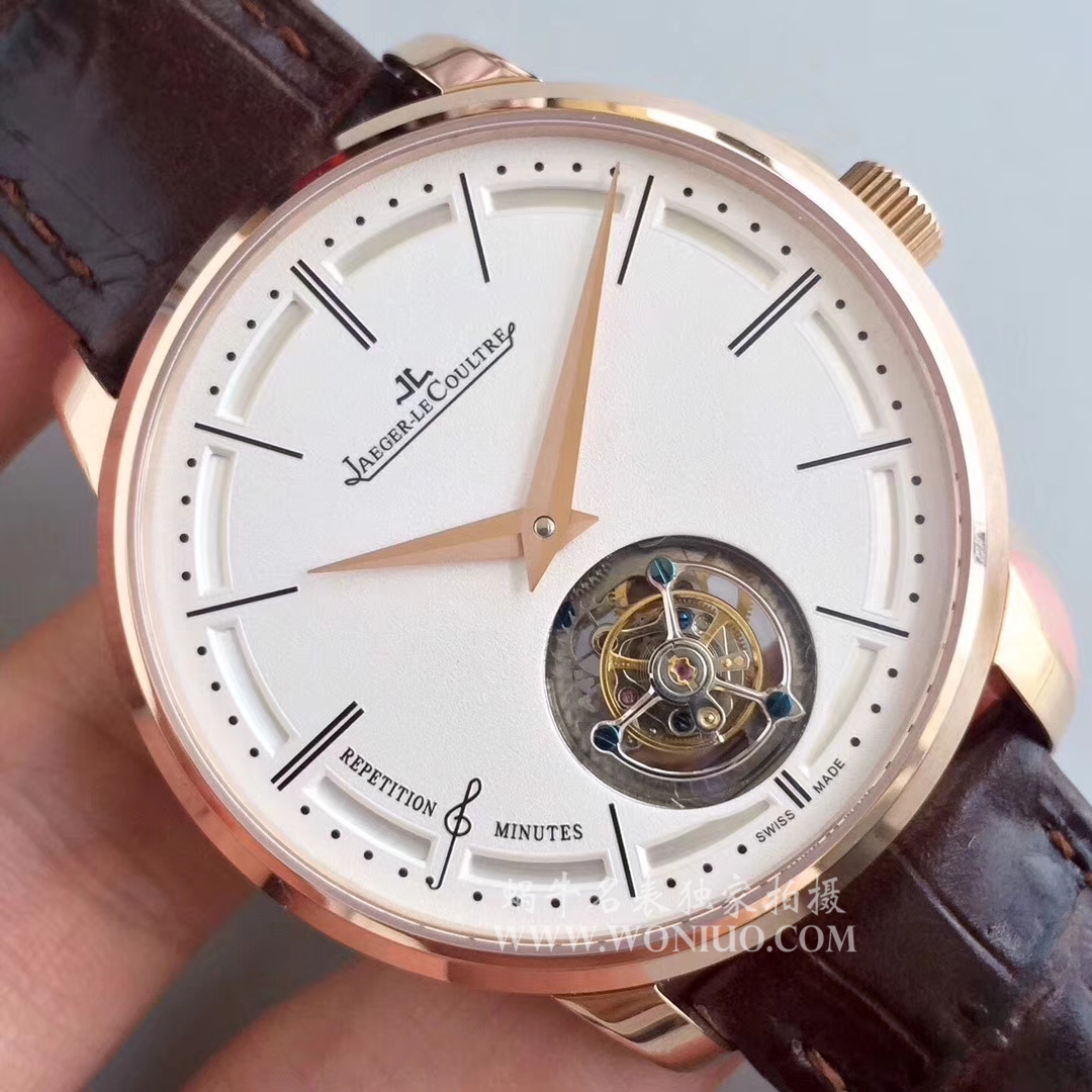 【TF Factory 1:1 High quality  Copy  Watches 】 Jaeger-LeCoultre 大师系列自动 Tourbillon Q1313520 wrist watches  / JJ075