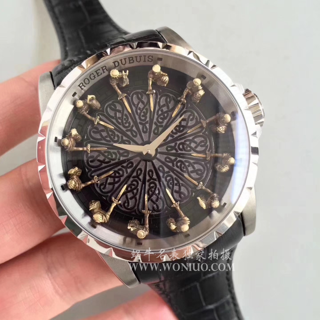 【独家 Video analysis ZZ Perfect  Replica Watches 】罗杰杜彼EXCALIBUR（王者系列）系列12圆桌骑士RDDBEX0495 wrist watches  / LJ005