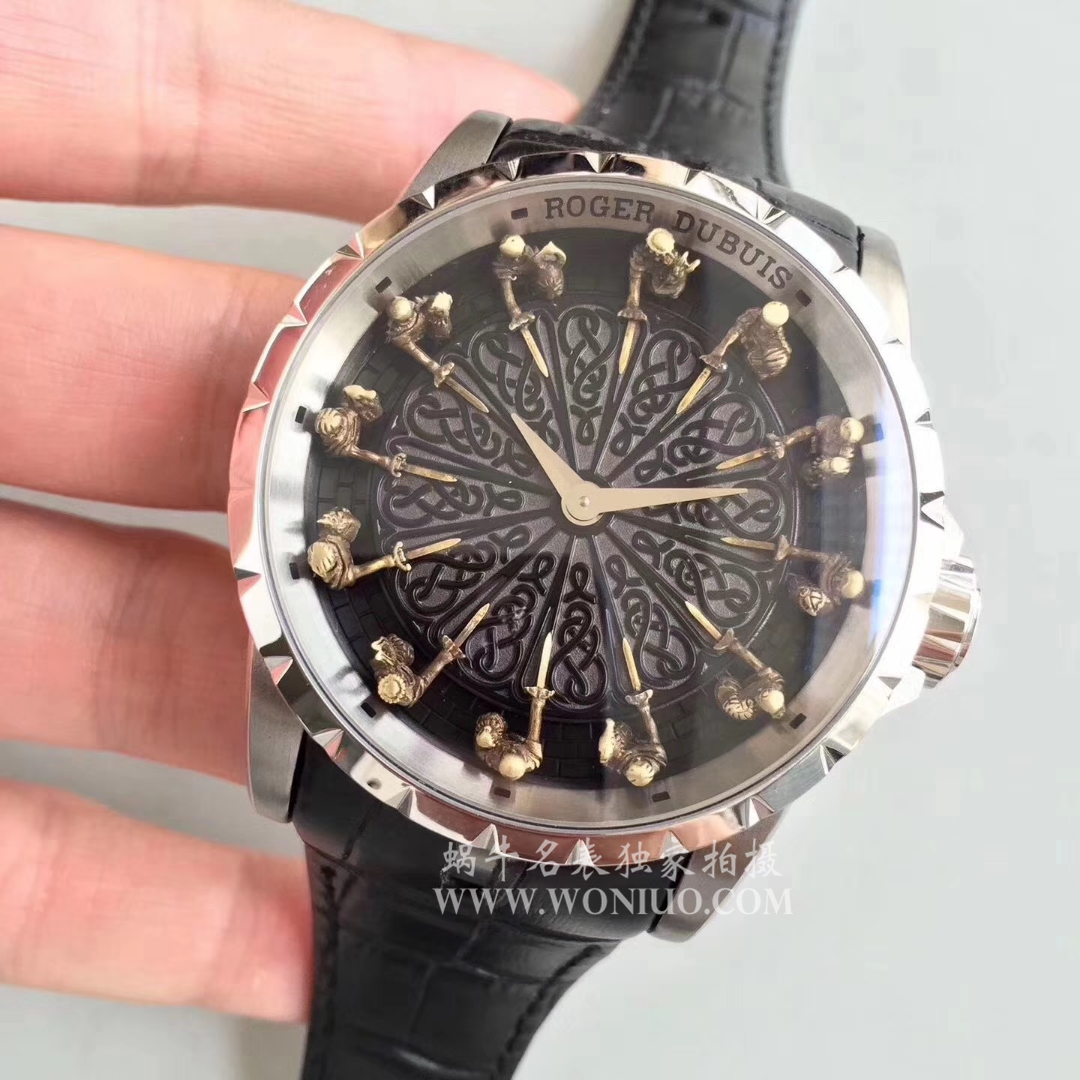 【独家 Video analysis ZZ Perfect  Replica Watches 】罗杰杜彼EXCALIBUR（王者系列）系列12圆桌骑士RDDBEX0495 wrist watches  / LJ005