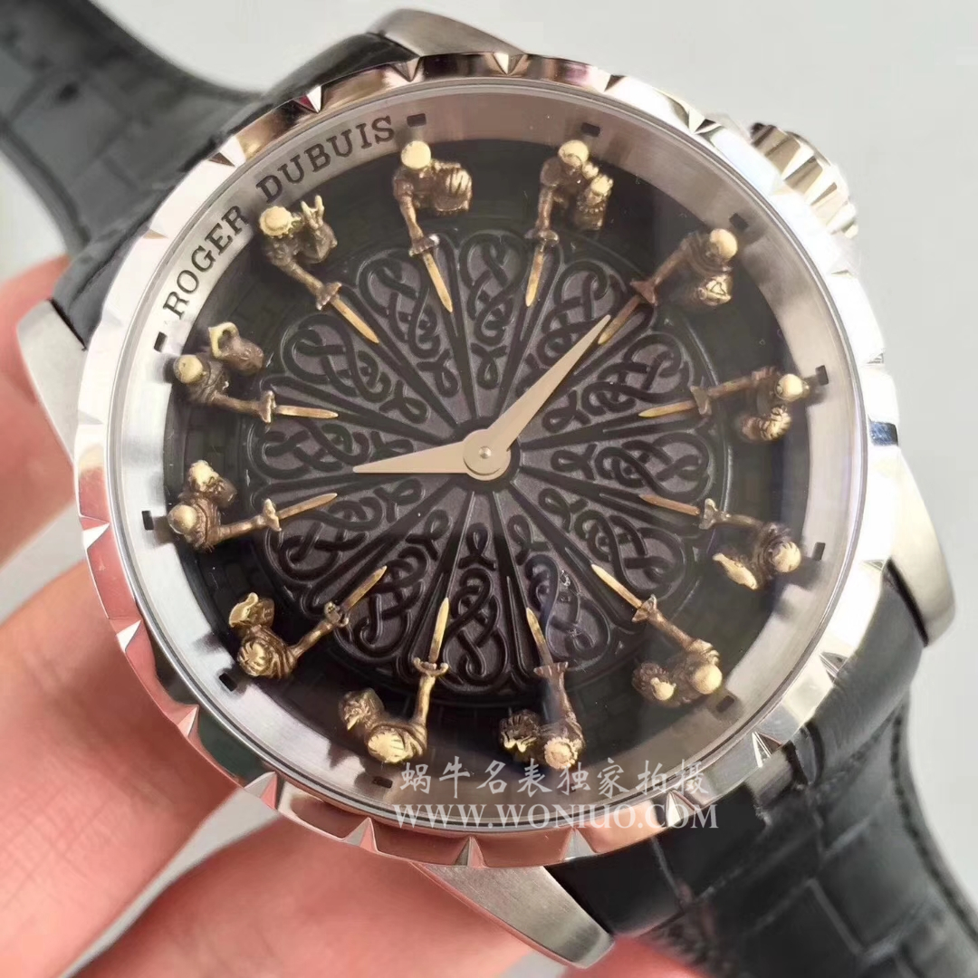 【独家 Video analysis ZZ Perfect  Replica Watches 】罗杰杜彼EXCALIBUR（王者系列）系列12圆桌骑士RDDBEX0495 wrist watches  / LJ005