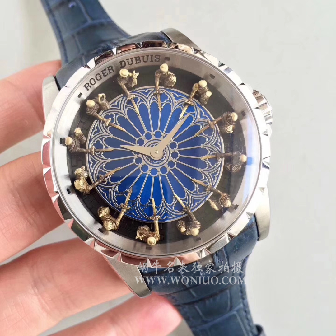【独家 Video analysis ZZ Perfect  Replica Watches 】罗杰杜彼EXCALIBUR（王者系列）系列12圆桌骑士RDDBEX0495 wrist watches  / LJ005