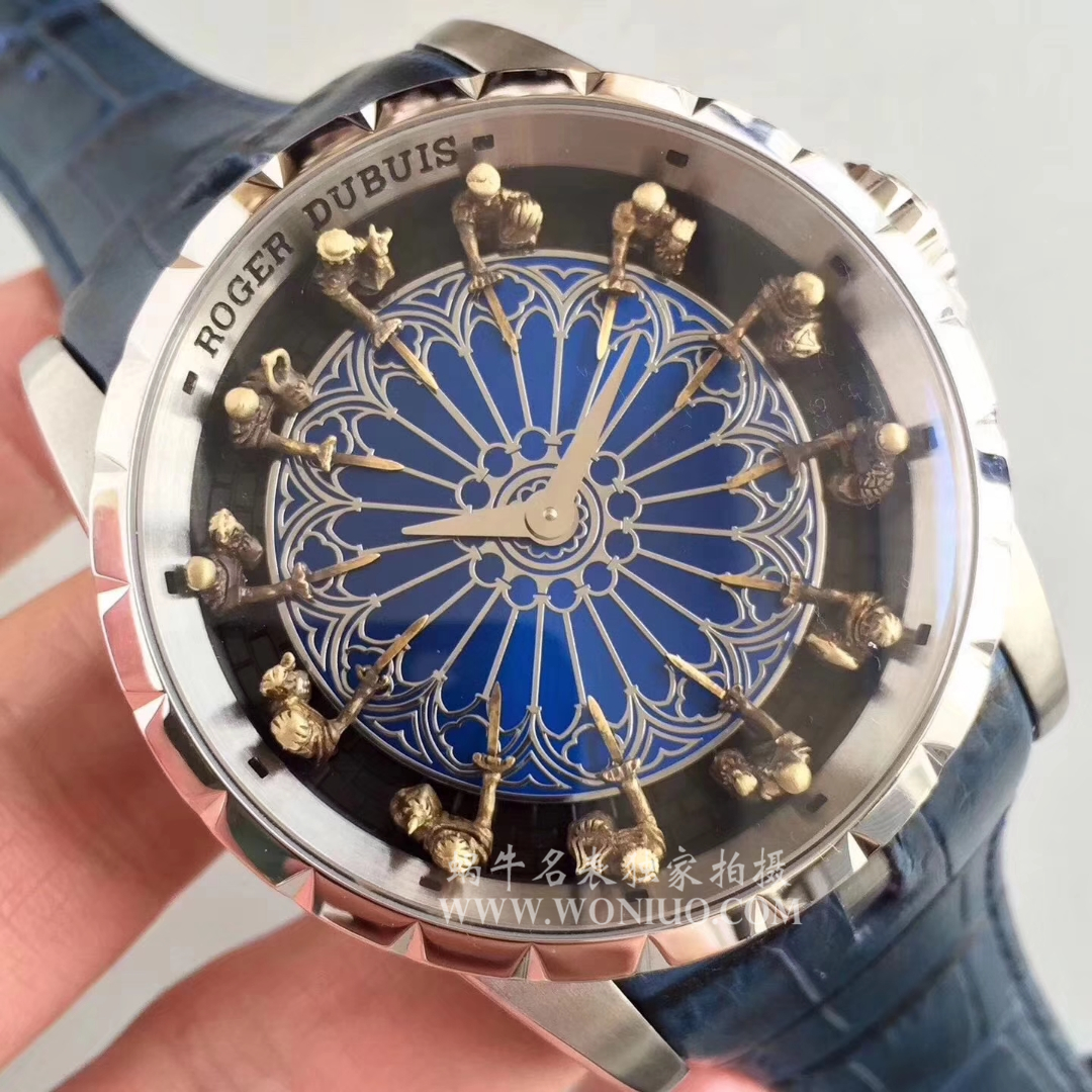 【独家 Video analysis ZZ Perfect  Replica Watches 】罗杰杜彼EXCALIBUR（王者系列）系列12圆桌骑士RDDBEX0495 wrist watches  / LJ005