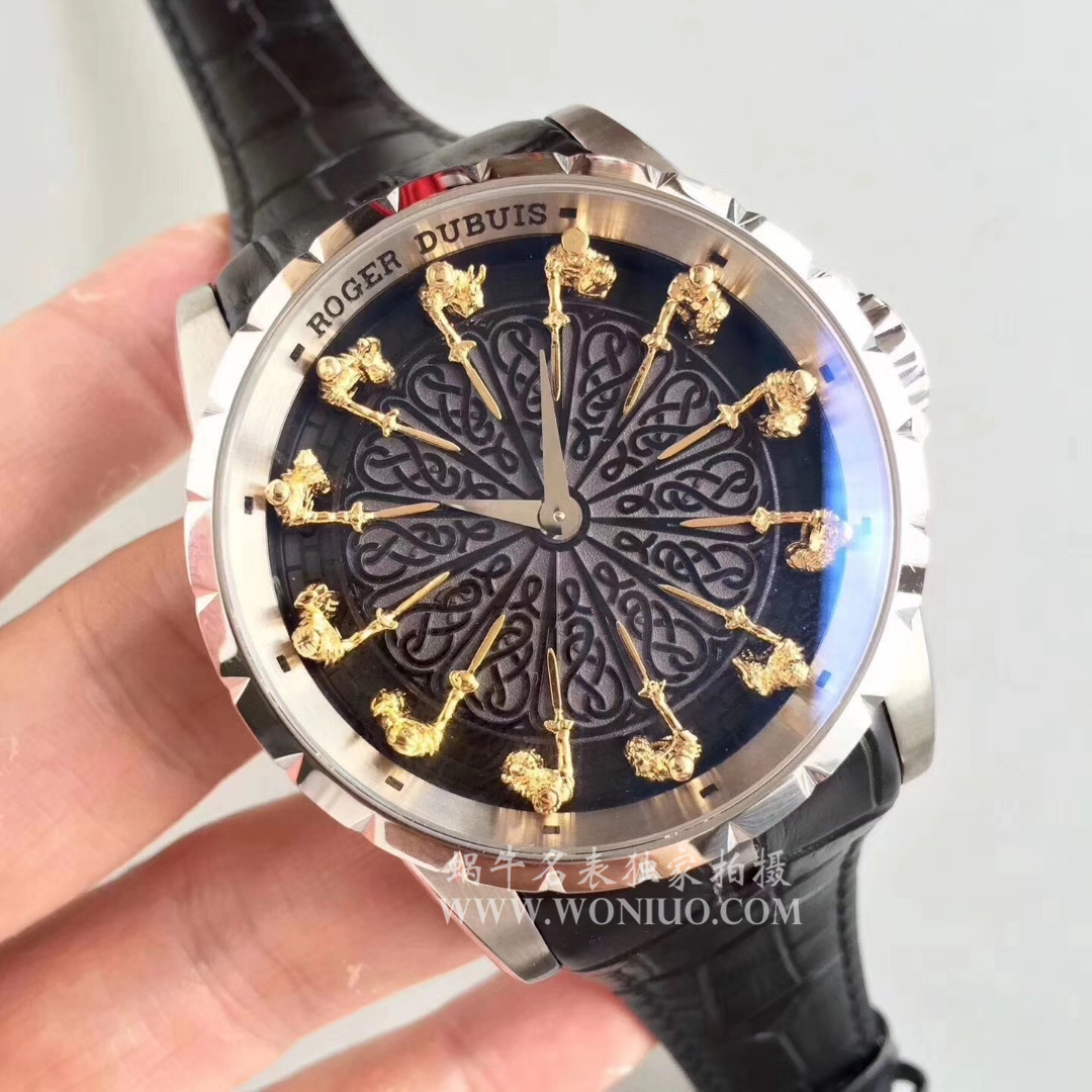 【独家 Video analysis ZZ Perfect  Replica Watches 】罗杰杜彼EXCALIBUR（王者系列）系列12圆桌骑士RDDBEX0495 wrist watches  / LJ005