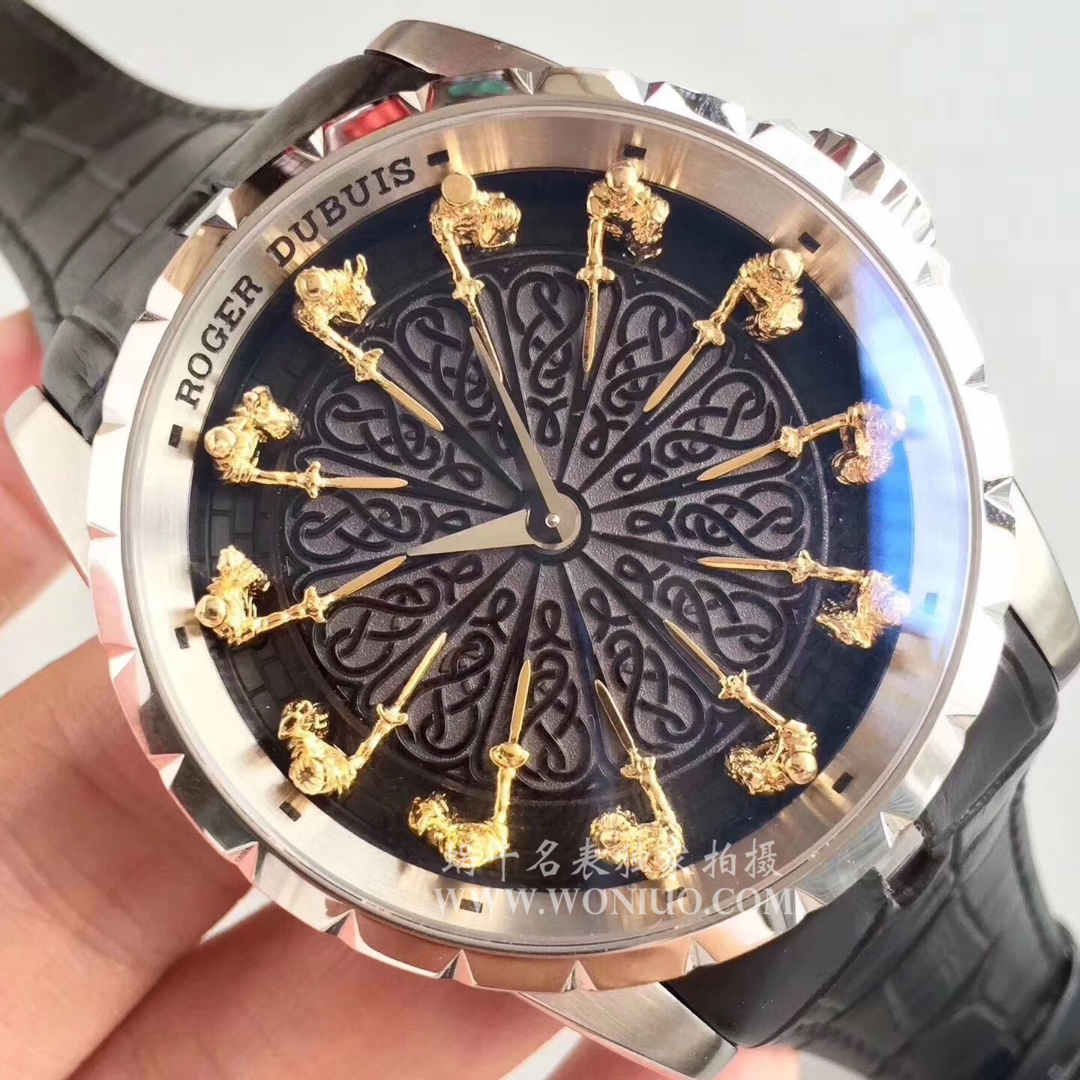 【独家 Video analysis ZZ Perfect  Replica Watches 】罗杰杜彼EXCALIBUR（王者系列）系列12圆桌骑士RDDBEX0495 wrist watches  / LJ005