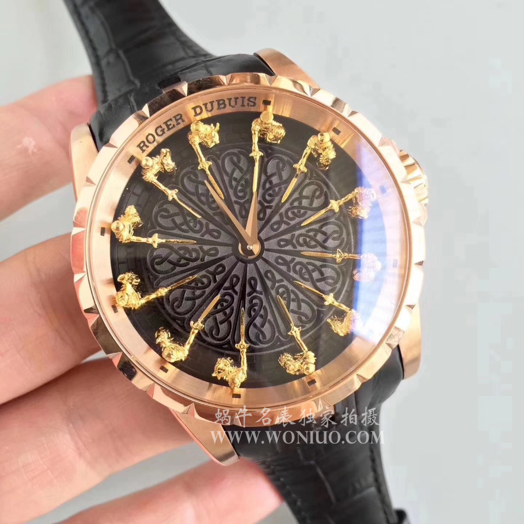 【独家 Video analysis ZZ Perfect  Replica Watches 】罗杰杜彼EXCALIBUR（王者系列）系列12圆桌骑士RDDBEX0495 wrist watches  / LJ005
