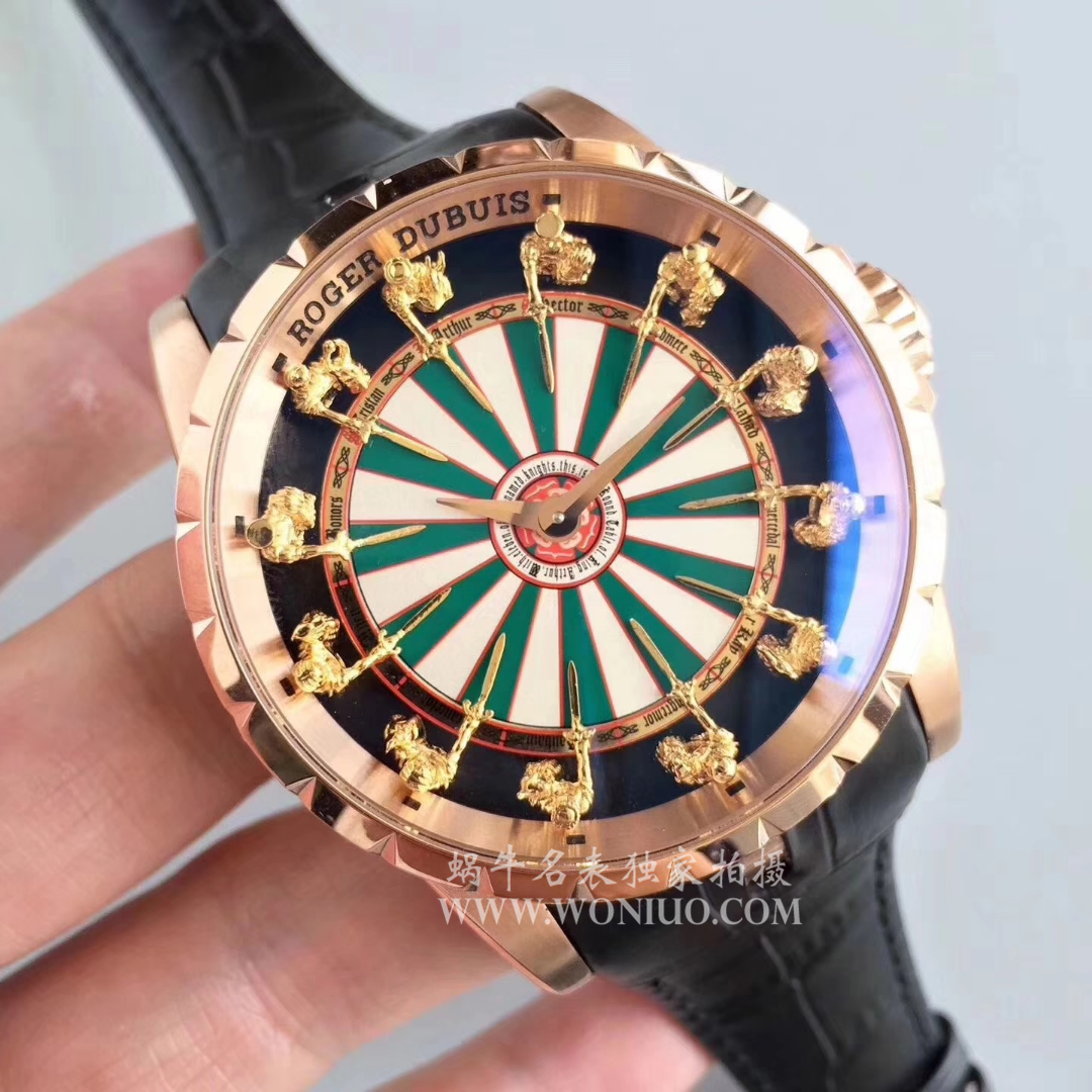 【独家 Video analysis ZZ Perfect  Replica Watches 】罗杰杜彼EXCALIBUR（王者系列）系列12圆桌骑士RDDBEX0495 wrist watches  / LJ005