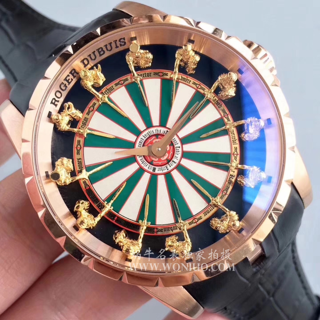 【独家 Video analysis ZZ Perfect  Replica Watches 】罗杰杜彼EXCALIBUR（王者系列）系列12圆桌骑士RDDBEX0495 wrist watches  / LJ005