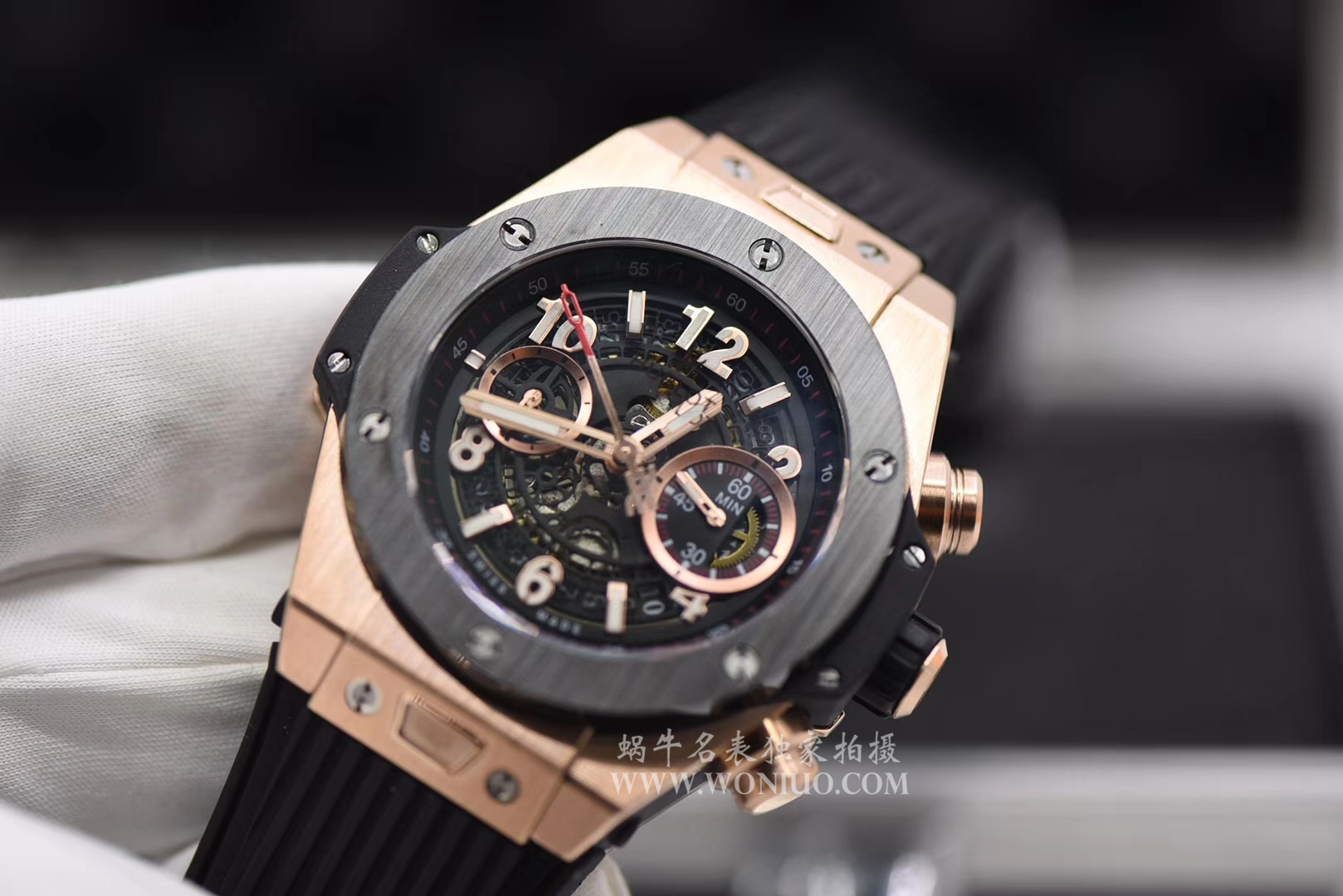 【JB Perfect  High quality  Replica Watches 】 hublot BIG BANG系列411.OX.1180.RX镂空 wrist watches  / YB054