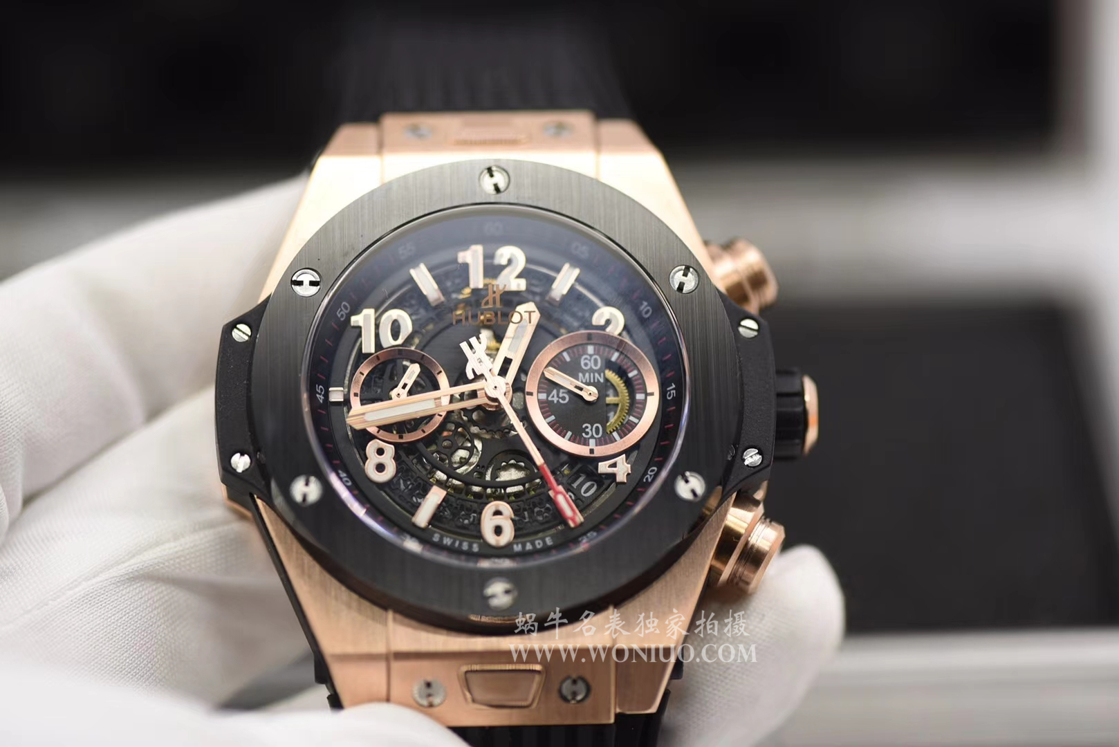 【JB Perfect  High quality  Replica Watches 】 hublot BIG BANG系列411.OX.1180.RX镂空 wrist watches  / YB054