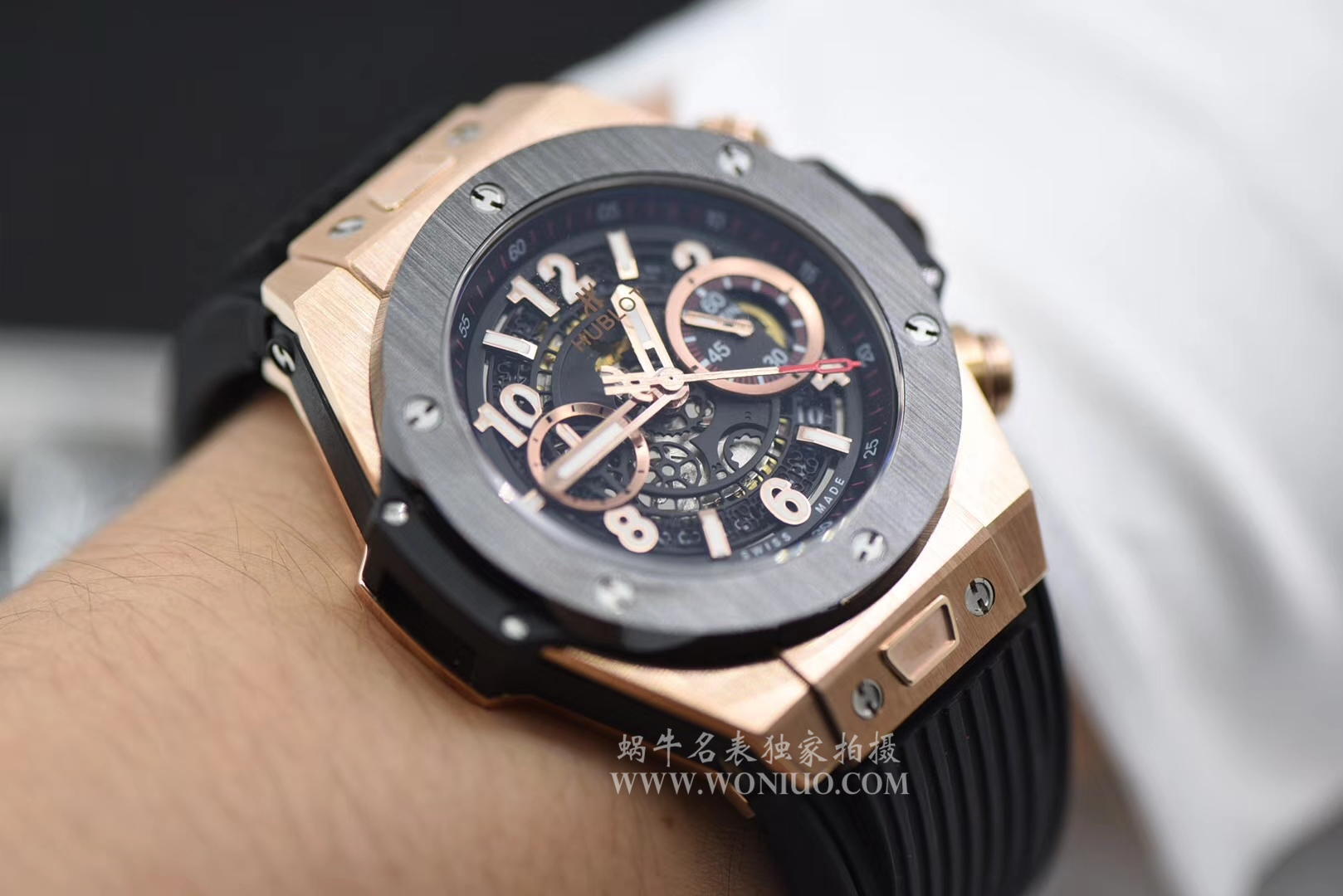 【JB Perfect  High quality  Replica Watches 】 hublot BIG BANG系列411.OX.1180.RX镂空 wrist watches  / YB054