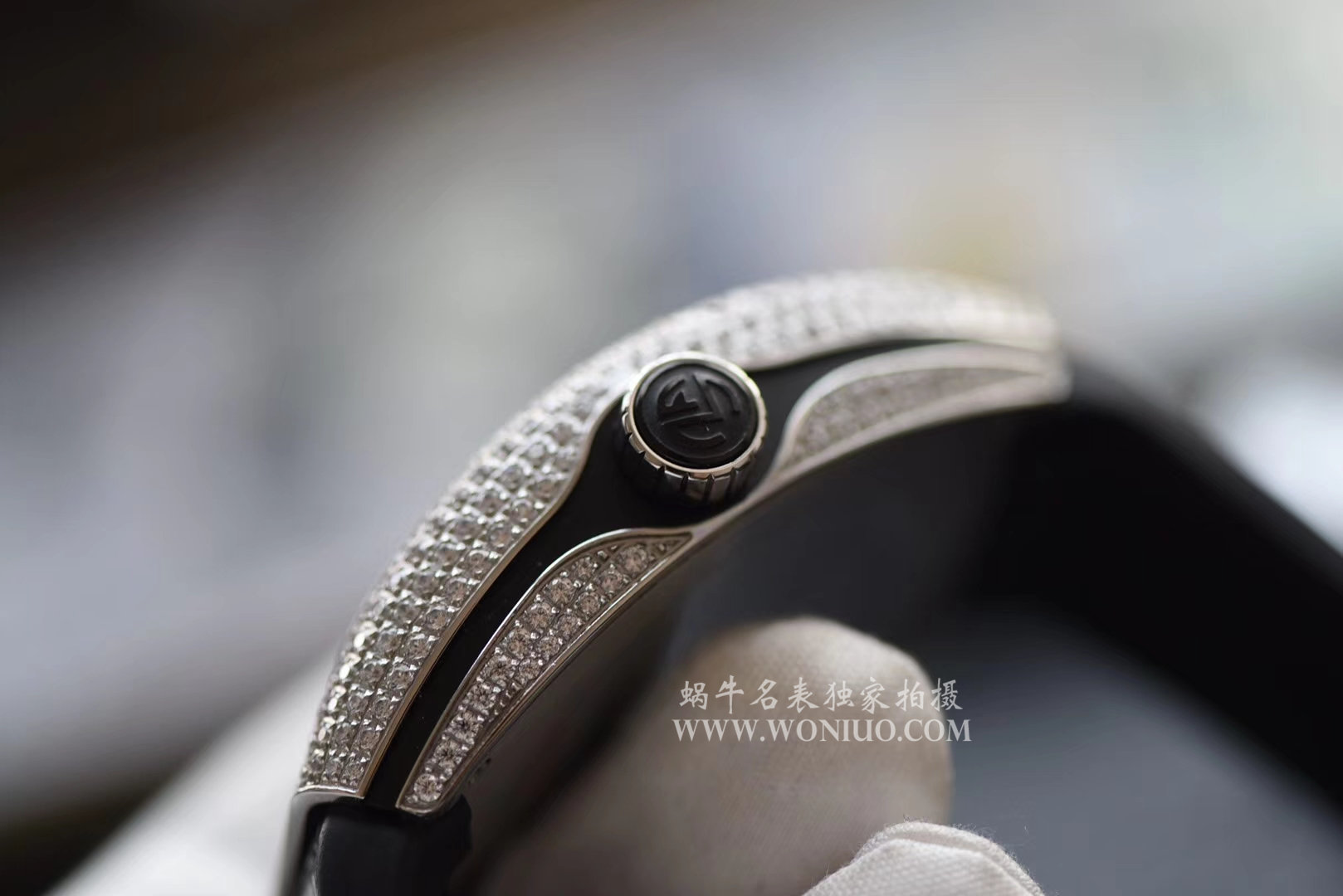 【FM Perfect  High quality  Replica Watches 】 Franck Muller VANGUARD系列Vanguard Lady 白金钻石腕錶 wrist watches  