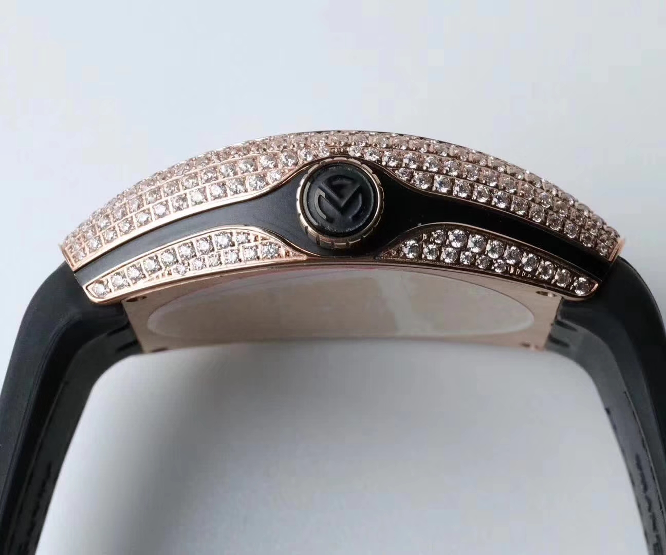 【FM Perfect  High quality  Replica Watches 】 Franck Muller VANGUARD系列Vanguard Lady 白金钻石腕錶 wrist watches  