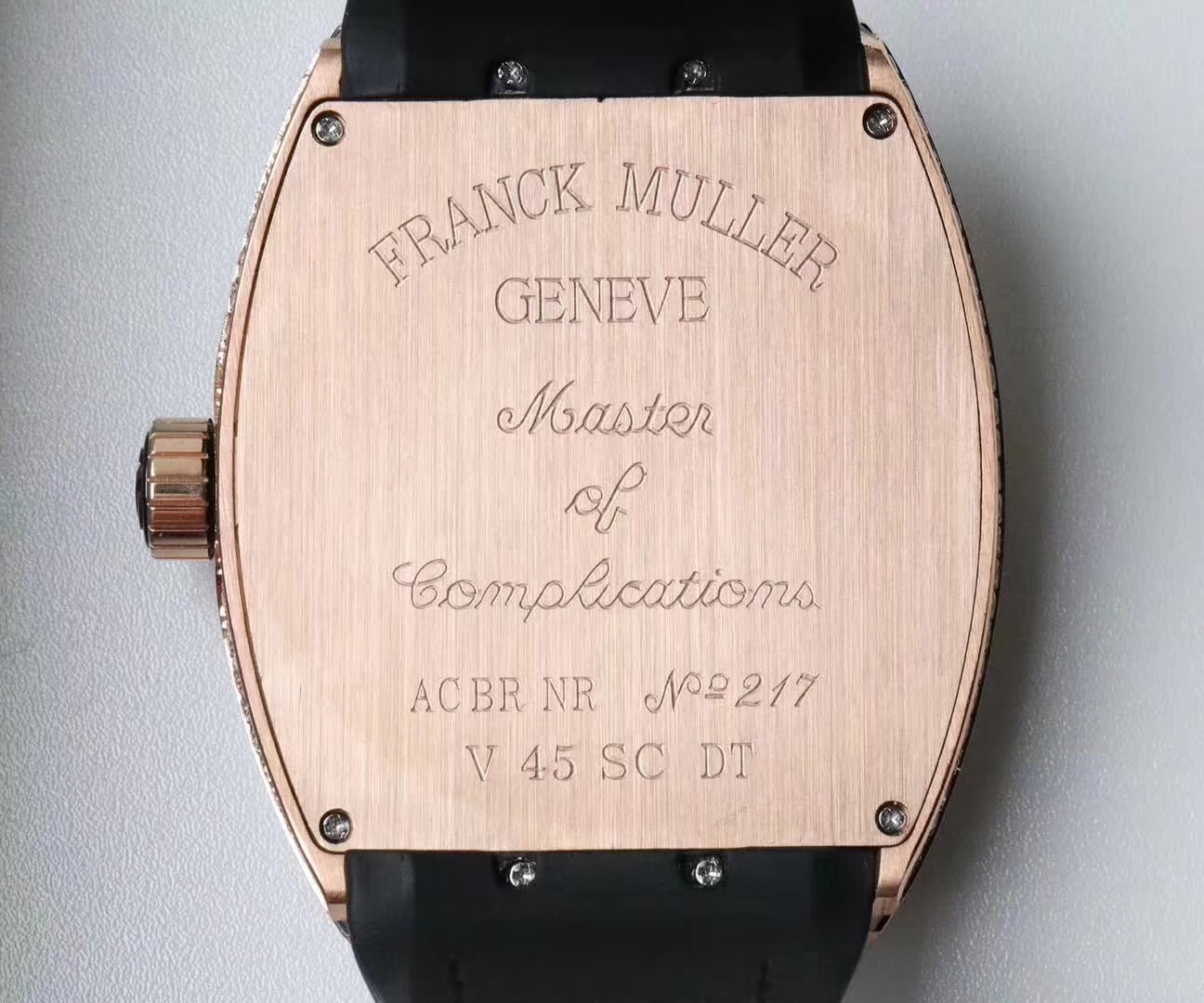 【FM Perfect  High quality  Replica Watches 】 Franck Muller VANGUARD系列Vanguard Lady 白金钻石腕錶 wrist watches  