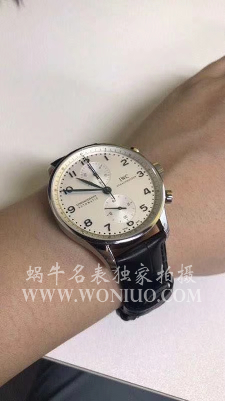 【独家视频测评】【YL Factory V7版本 Perfect  High quality  Replica Watches 】 IWC 葡萄牙计时系列IW371417 wrist watches （葡计烧钢蓝针） / WG275