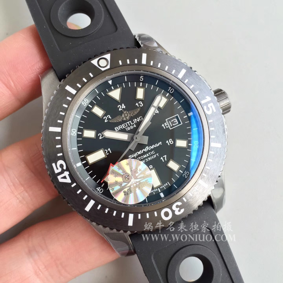 【GF Perfect  High quality  Replica Watches 】 Breitling 超级海洋系列M1739313|BE92|227S|M20SS.1 超级海洋44特别版 wrist watches  / BL082