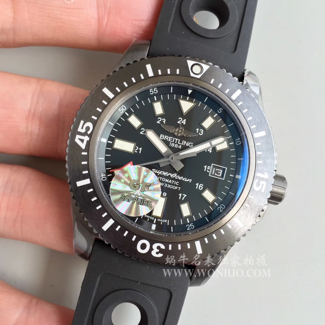 【GF Perfect  High quality  Replica Watches 】 Breitling 超级海洋系列M1739313|BE92|227S|M20SS.1 超级海洋44特别版 wrist watches  / BL082