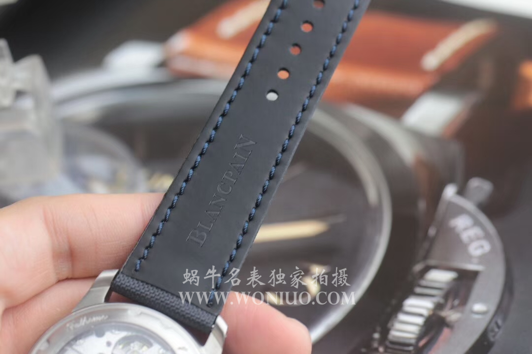 【ZF Perfect  High quality  Replica Watches 】Blancpain  Fifty Fathoms 系列5015-12B40-O52A蓝面背透 wrist watches  / BP038
