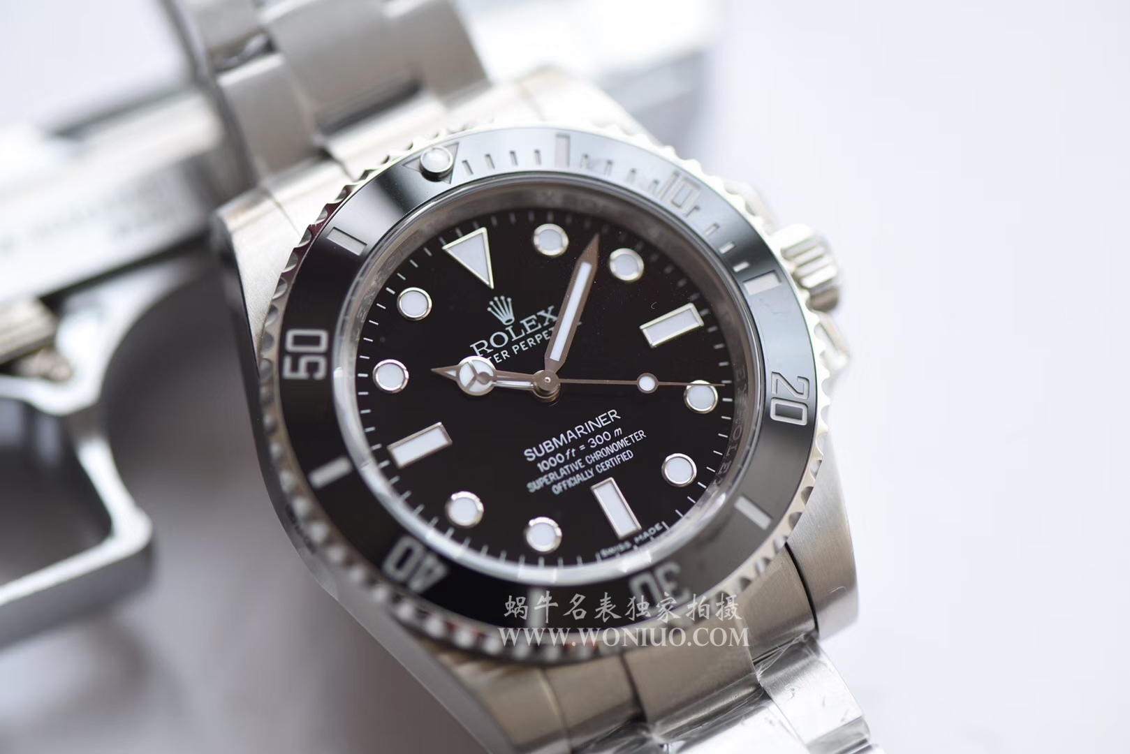 【N Factory 精品V7版】 Rolex  Submariner 型 Replica Copy 114060-97200 黑盘 wrist watches 《无历 Submariner 》 / R031