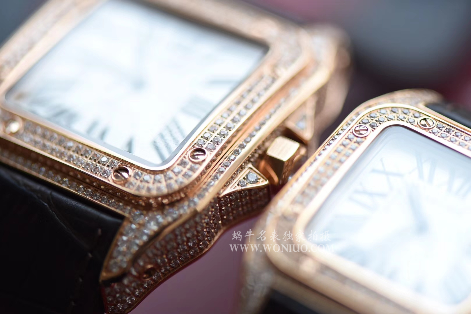 V6出品最高版本 Cartier   Santos 土豪满钻款 / K146