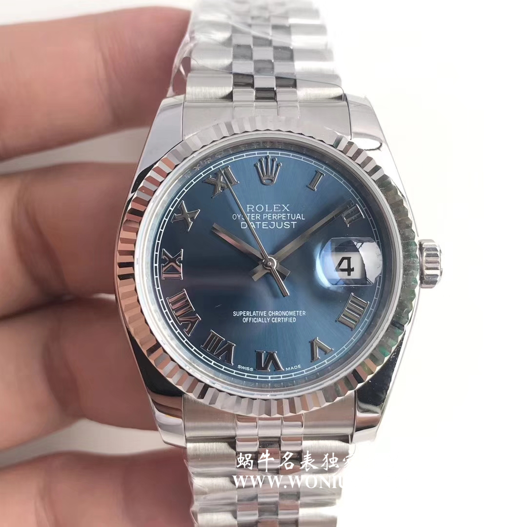 【AR Perfect  High quality  Replica 表】 Rolex   Datejust 36系列116200-72600蓝盘 wrist watches  / RBD203