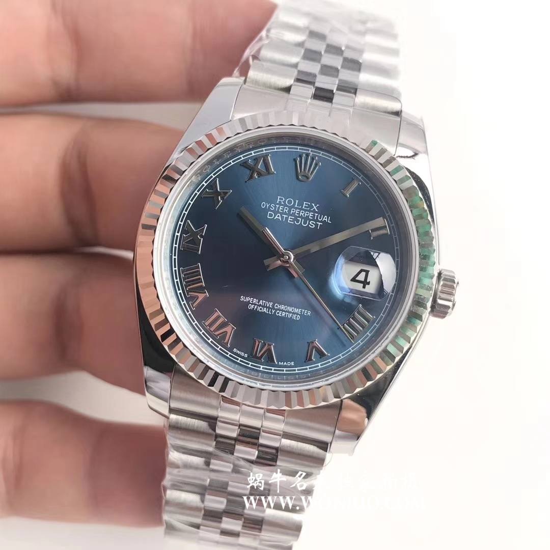 【AR Perfect  High quality  Replica 表】 Rolex   Datejust 36系列116200-72600蓝盘 wrist watches  / RBD203