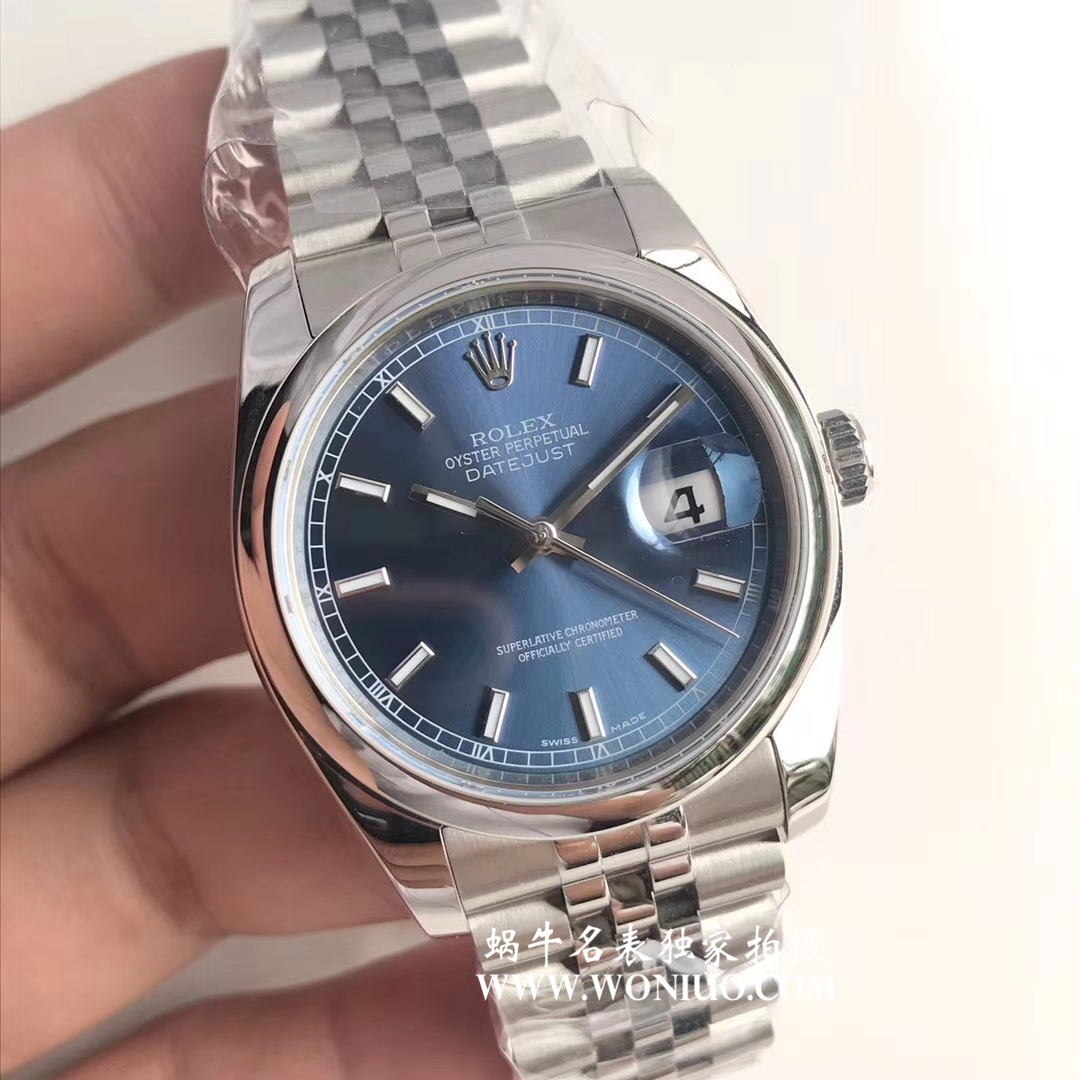 【AR Perfect  High quality  Replica 表】 Rolex   Datejust 36系列116200-72600蓝盘 wrist watches  / RBD203