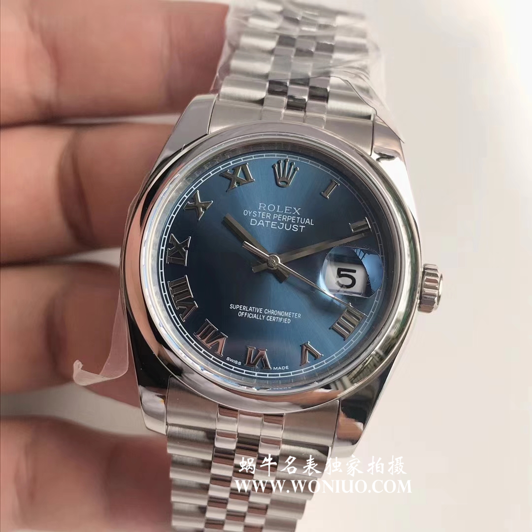 【AR Perfect  High quality  Replica 表】 Rolex   Datejust 36系列116200-72600蓝盘 wrist watches  / RBD203