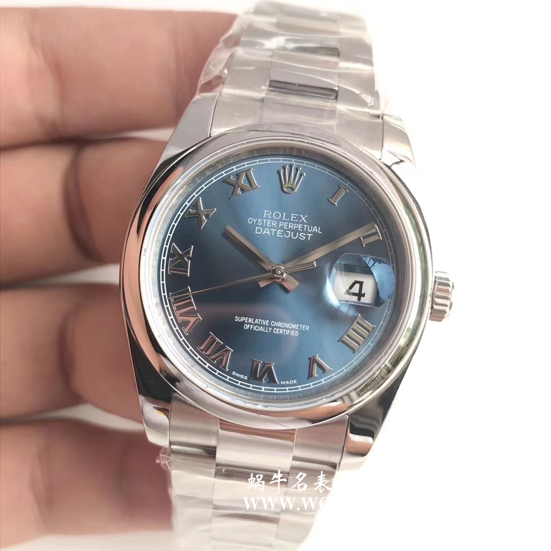 【AR Perfect  High quality  Replica 表】 Rolex   Datejust 36系列116200-72600蓝盘 wrist watches  / RBD203