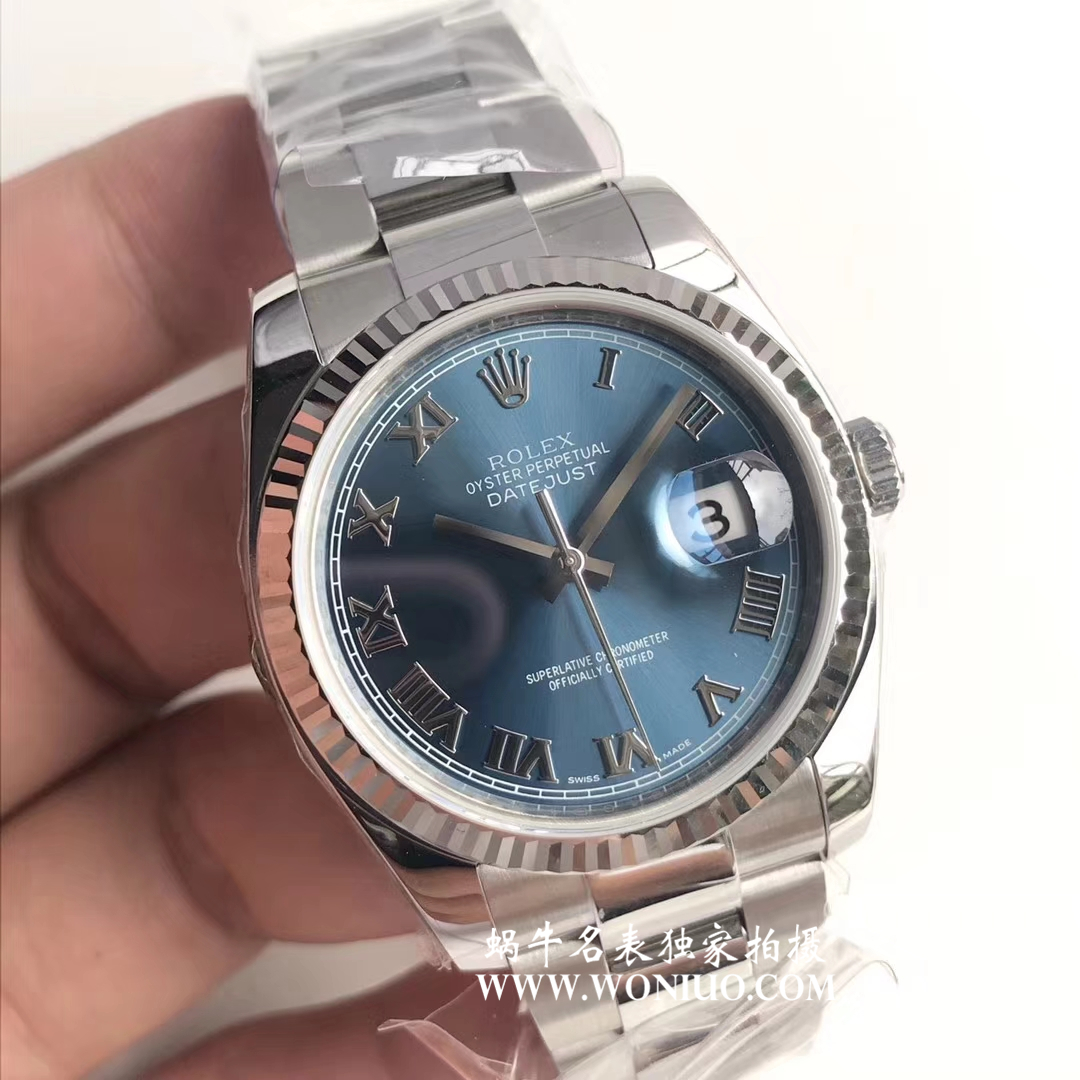 【AR Perfect  High quality  Replica 表】 Rolex   Datejust 36系列116200-72600蓝盘 wrist watches  / RBD203