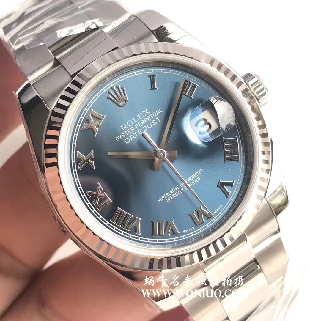 【AR Perfect  High quality  Replica 表】 Rolex   Datejust 36系列116200-72600蓝盘 wrist watches  / RBD203