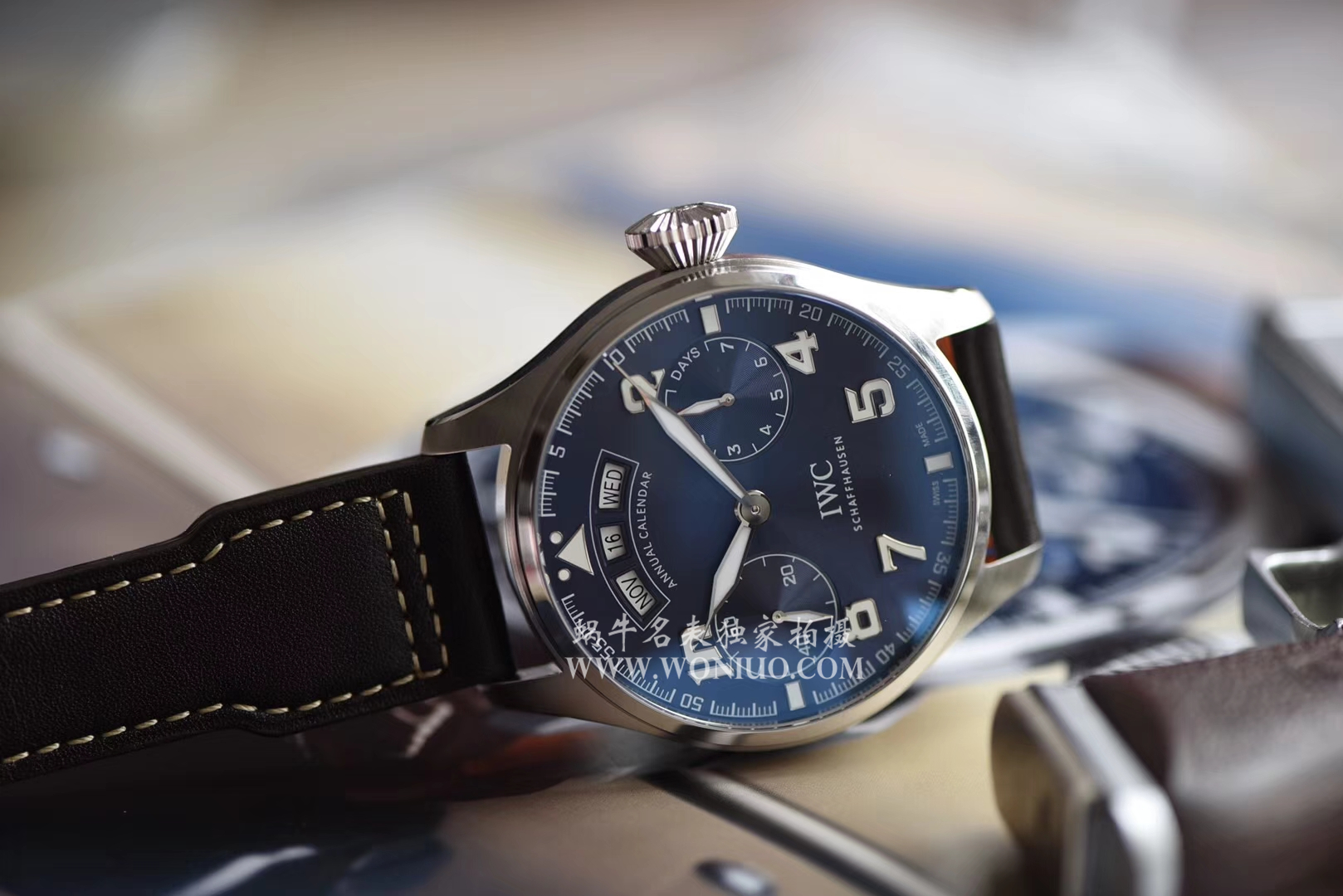 【YL Perfect  High quality  Replica Watches 】IWC IWC 表 大型飞行员年历 wrist watches “小王子”特别版系列IW502703 wrist watches (小王子) / WG297