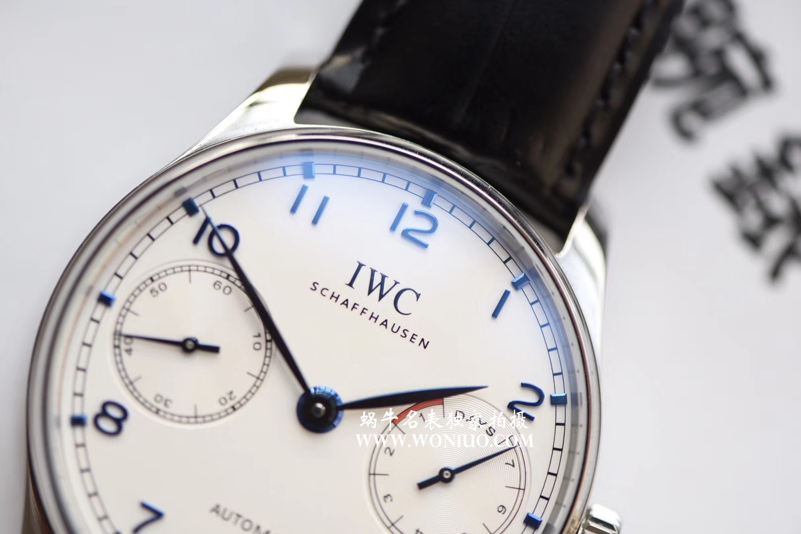 【独家视频测评】【ZF Perfect  High quality  Replica Watches 】 IWC 葡萄牙计时系列IW500705 wrist watches （ IWC 七日链） / WG256