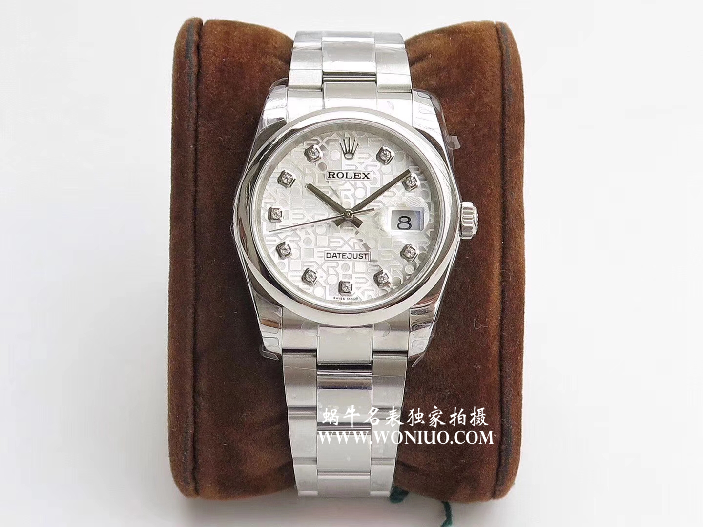 【DJ Perfect  High quality  Replica Watches 】 Rolex   Datejust 系列116238 钻石时标 花纹表盘女士 wrist watches  / R086