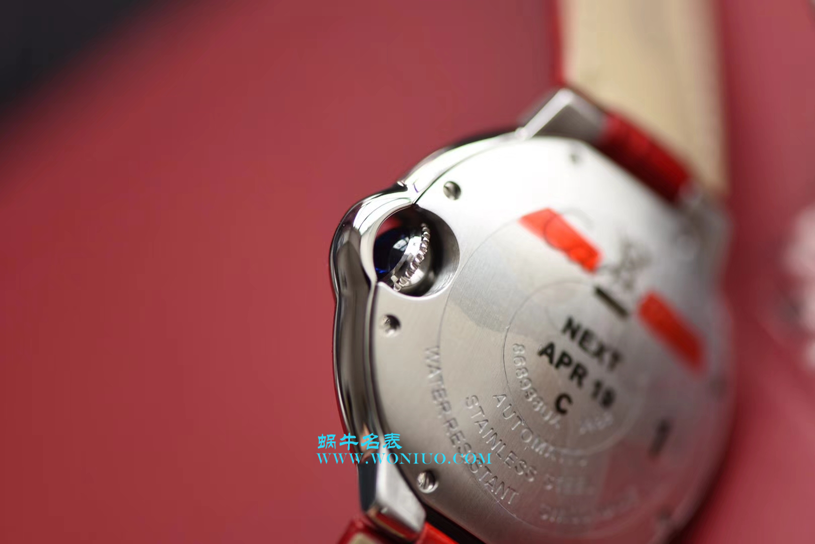 【V6 Perfect  High quality  Replica Watches 】 Cartier  蓝气球系列WSBB0022女士33毫米机械中国红特别版 wrist watches  / K147