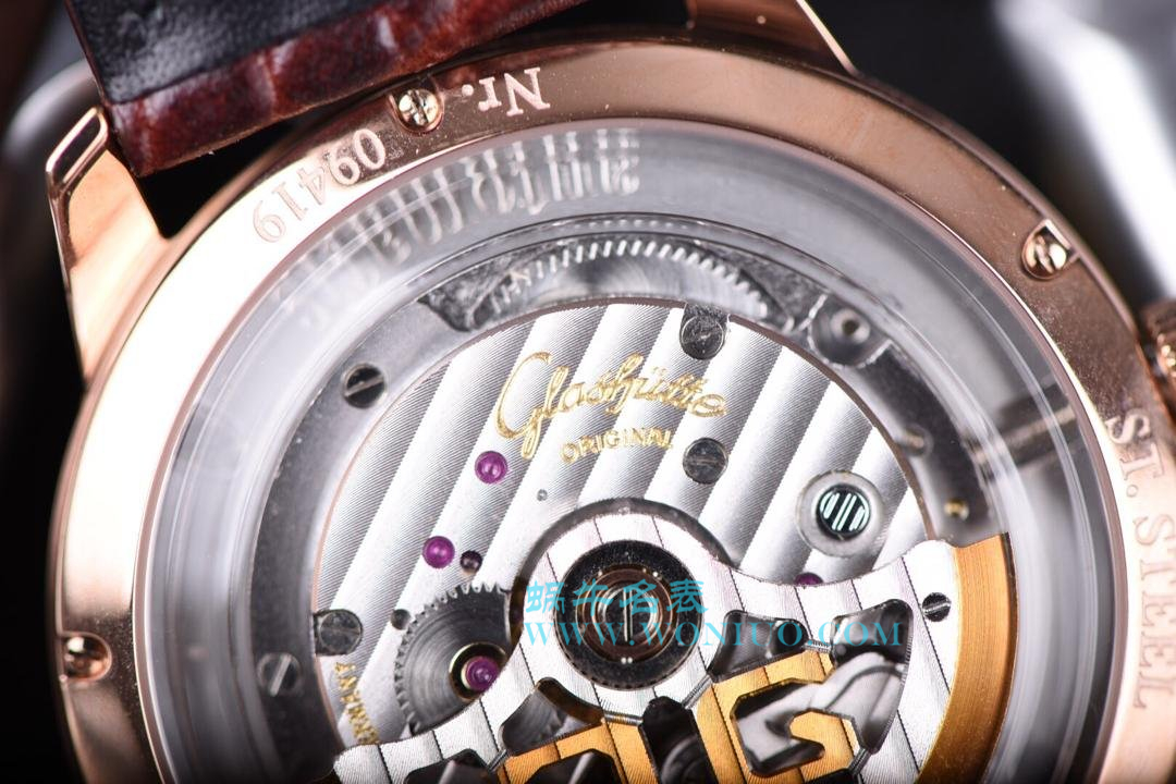 【YL Factory  top  Replica Copy  Watches 】glashuette original原创20世纪复古系列1-39-52-01-01-04 wrist watches  / GLA024