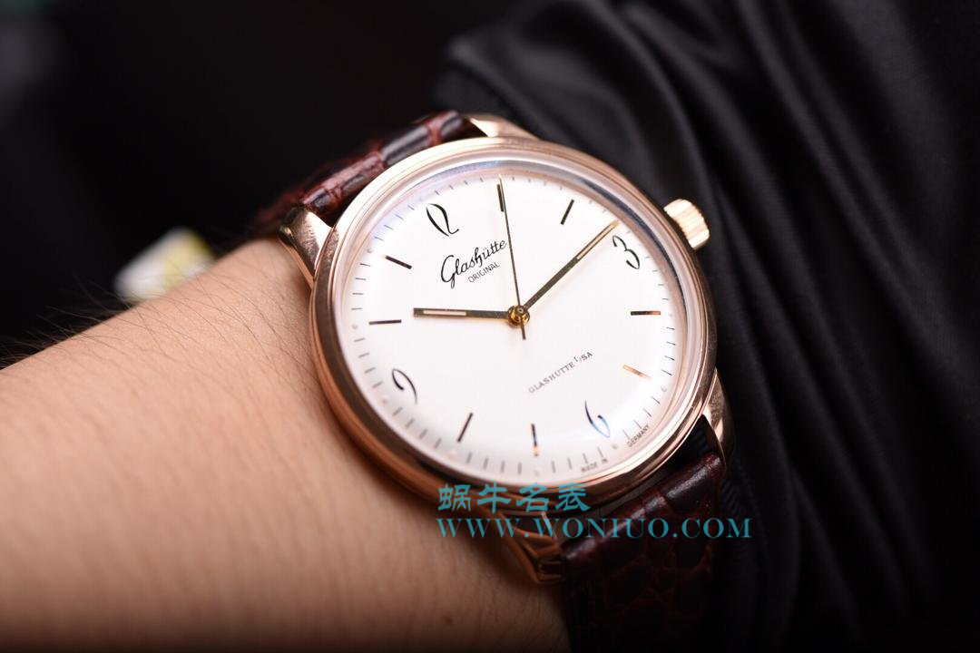 【YL Factory  top  Replica Copy  Watches 】glashuette original原创20世纪复古系列1-39-52-01-01-04 wrist watches  / GLA024